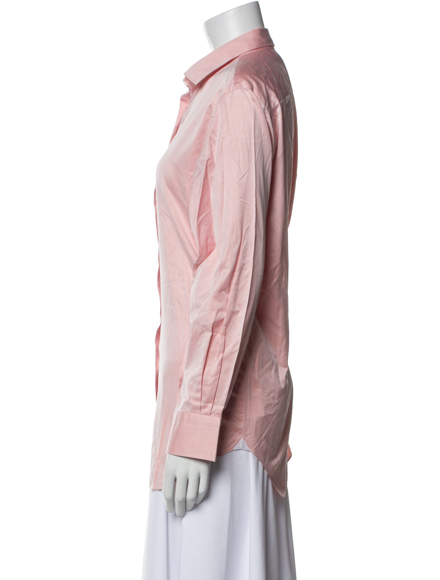 Loro Piana Long Sleeve Button-Up Top