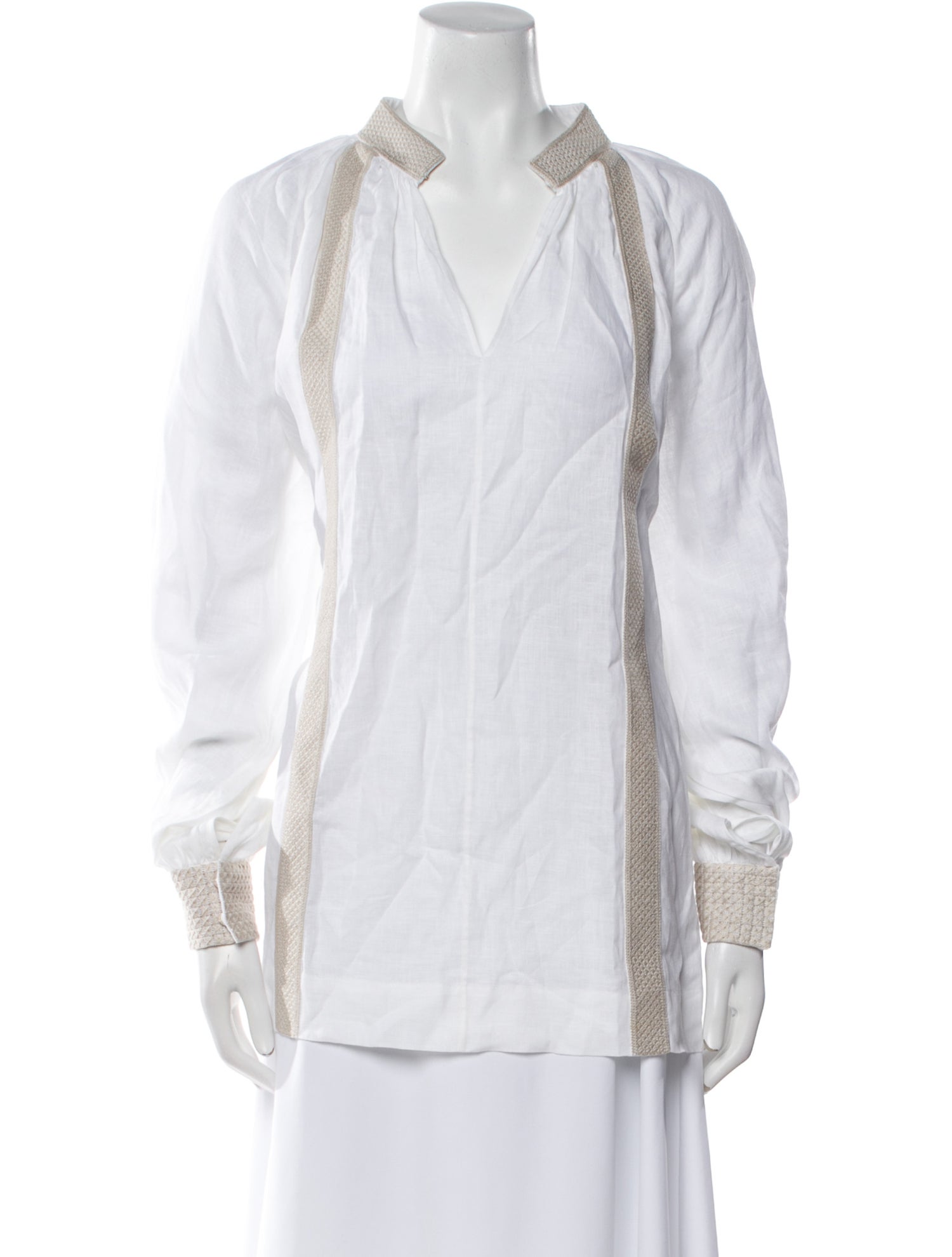 Loro Piana Linen V-Neck Tunic
