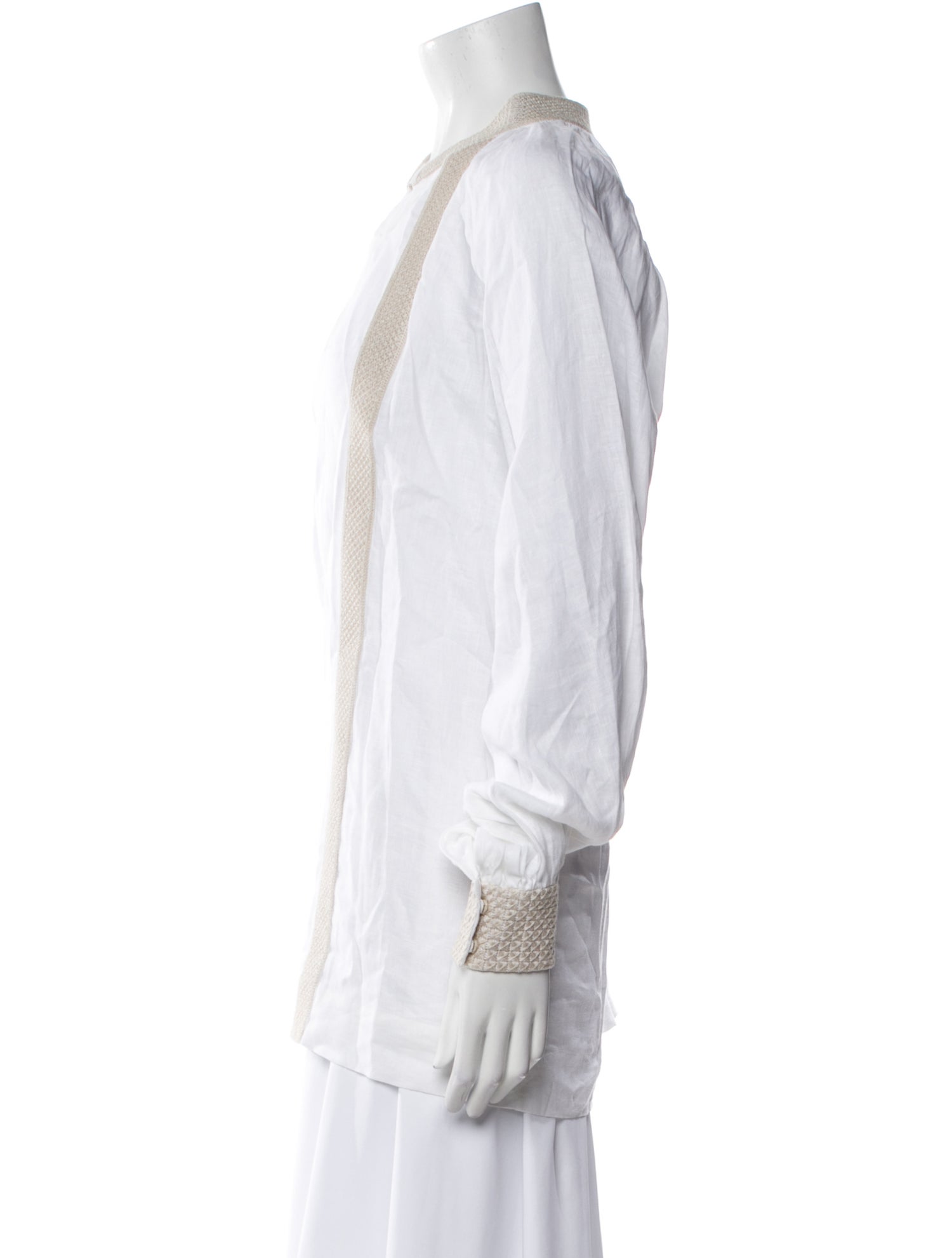 Loro Piana Linen V-Neck Tunic