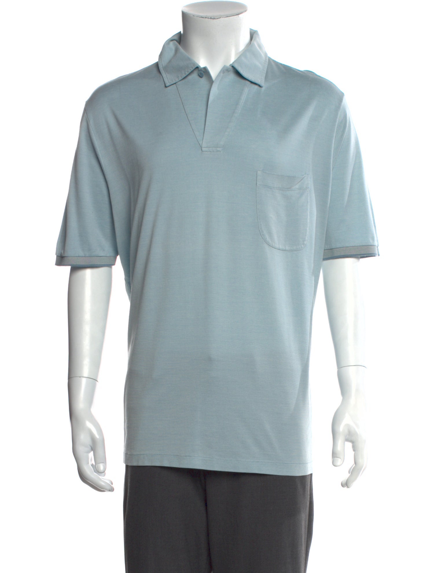 Loro Piana Silk Short Sleeve Shirt