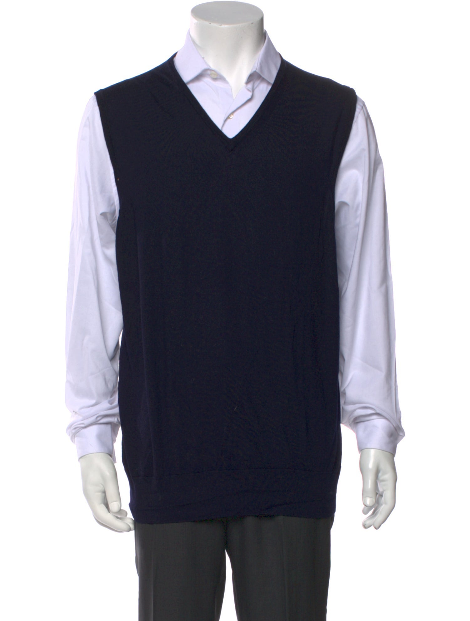 Loro Piana Virgin Wool V-Neck Sweater Vest