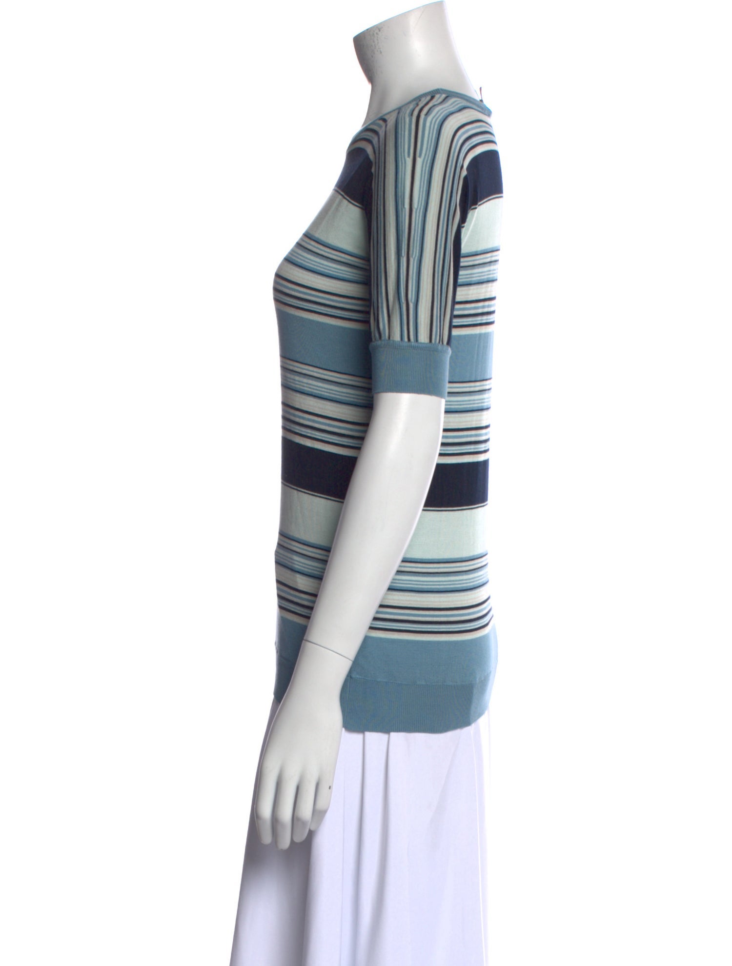 Loro Piana Silk Striped T-Shirt