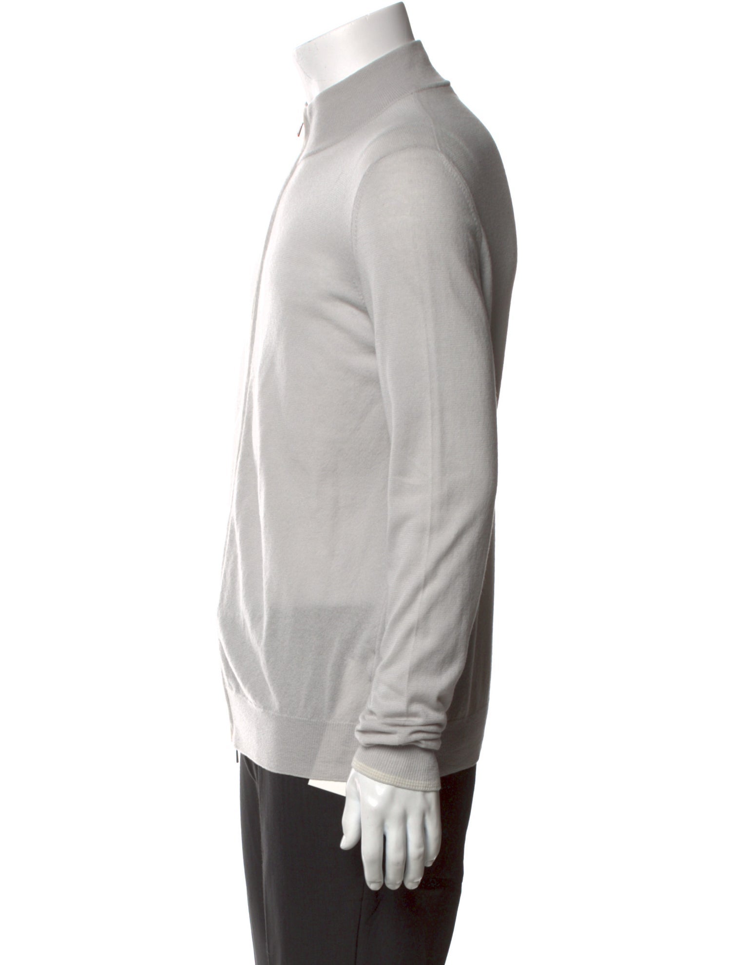 Loro Piana Cashmere Mock Neck Cardigan