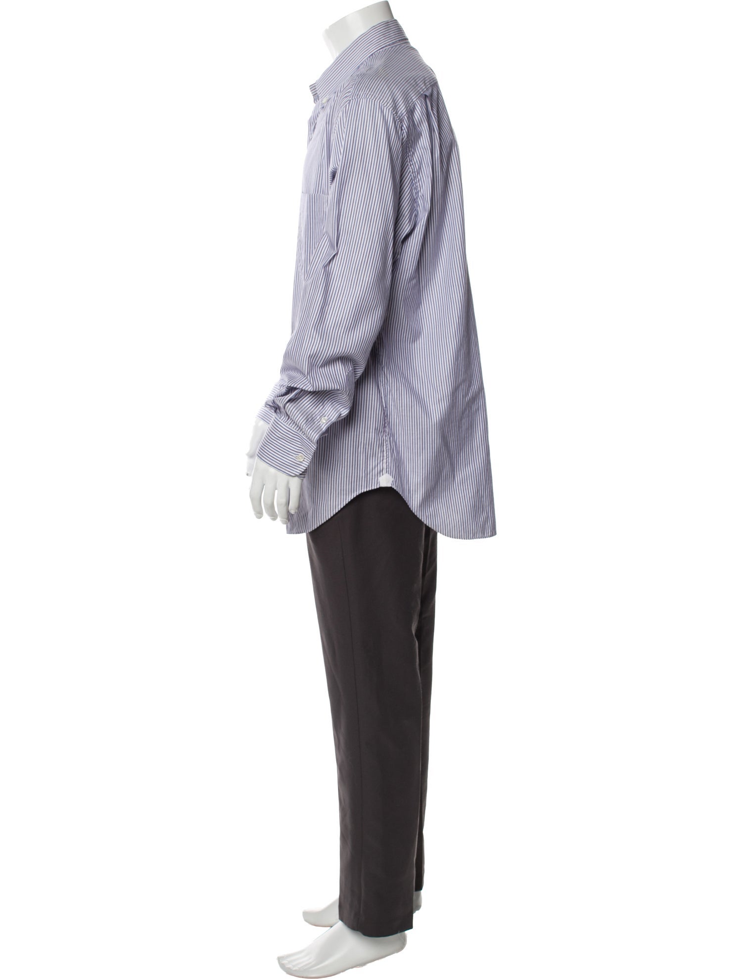 Loro Piana Striped Long Sleeve Shirt