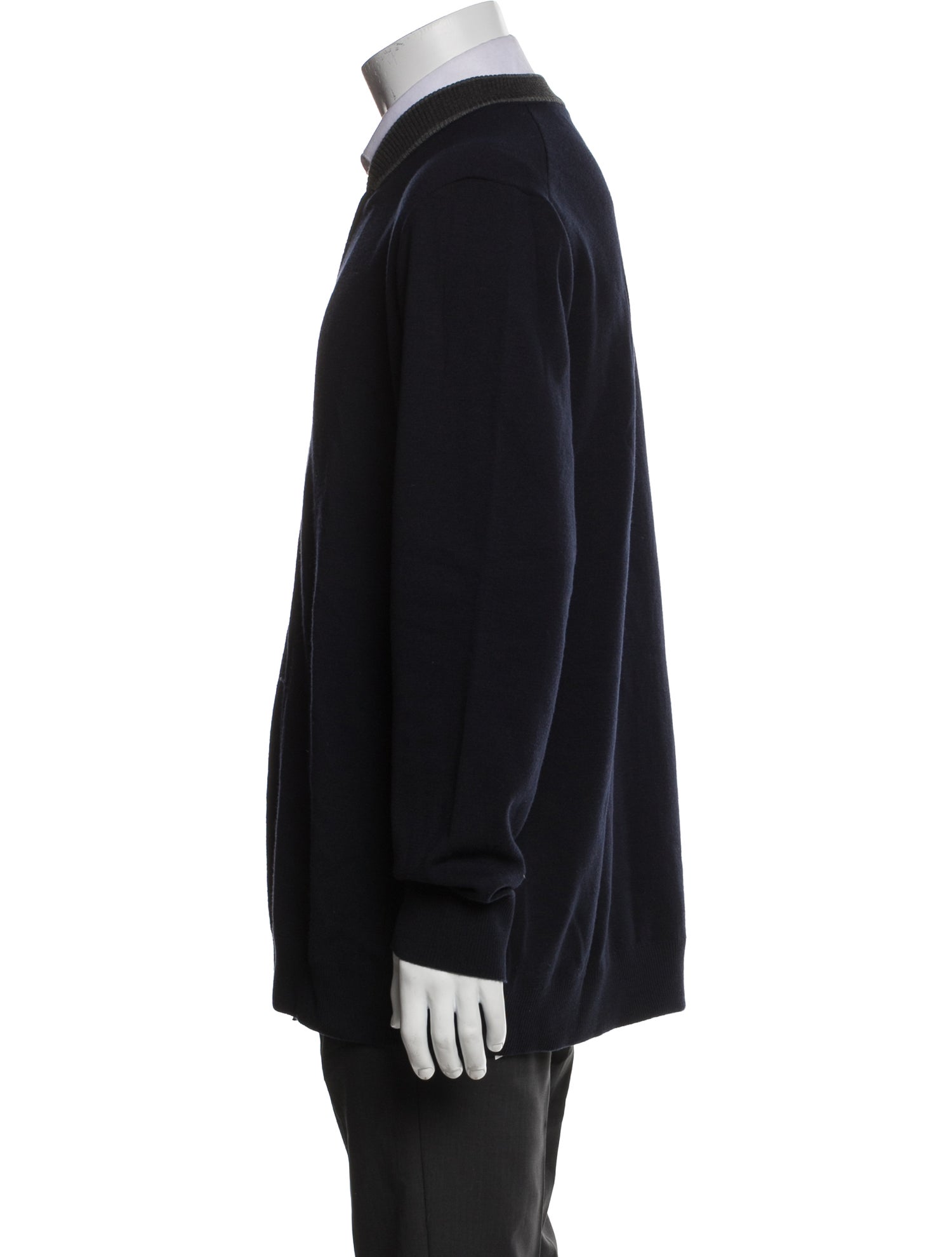 Loro Piana Virgin Wool Mock Neck Sweatshirt