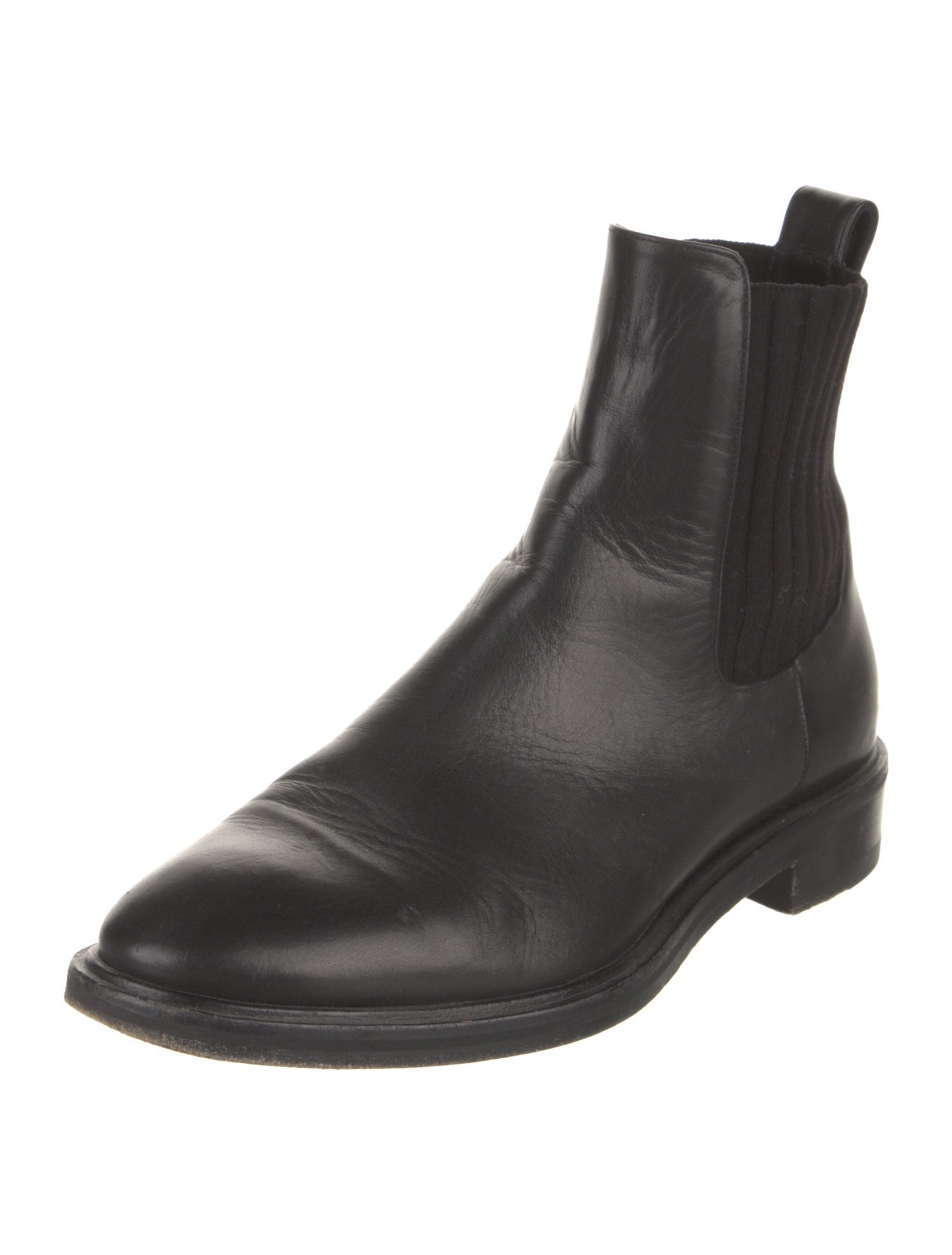 Loro Piana Leather Chelsea Boots