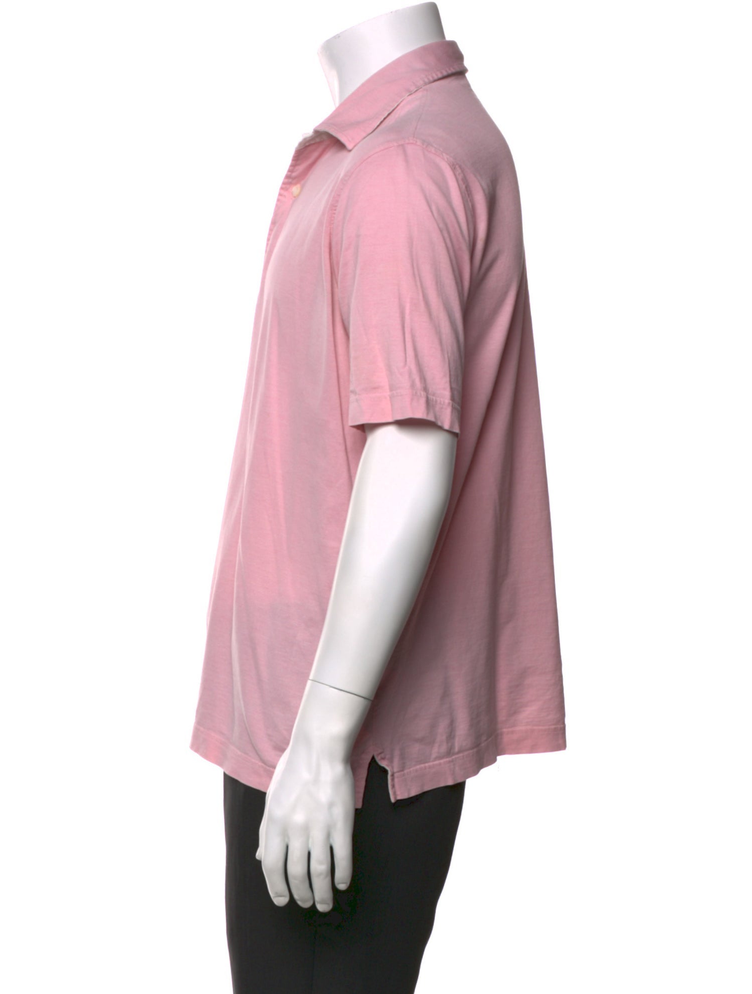 Loro Piana V-Neck Short Sleeve Polo Shirt