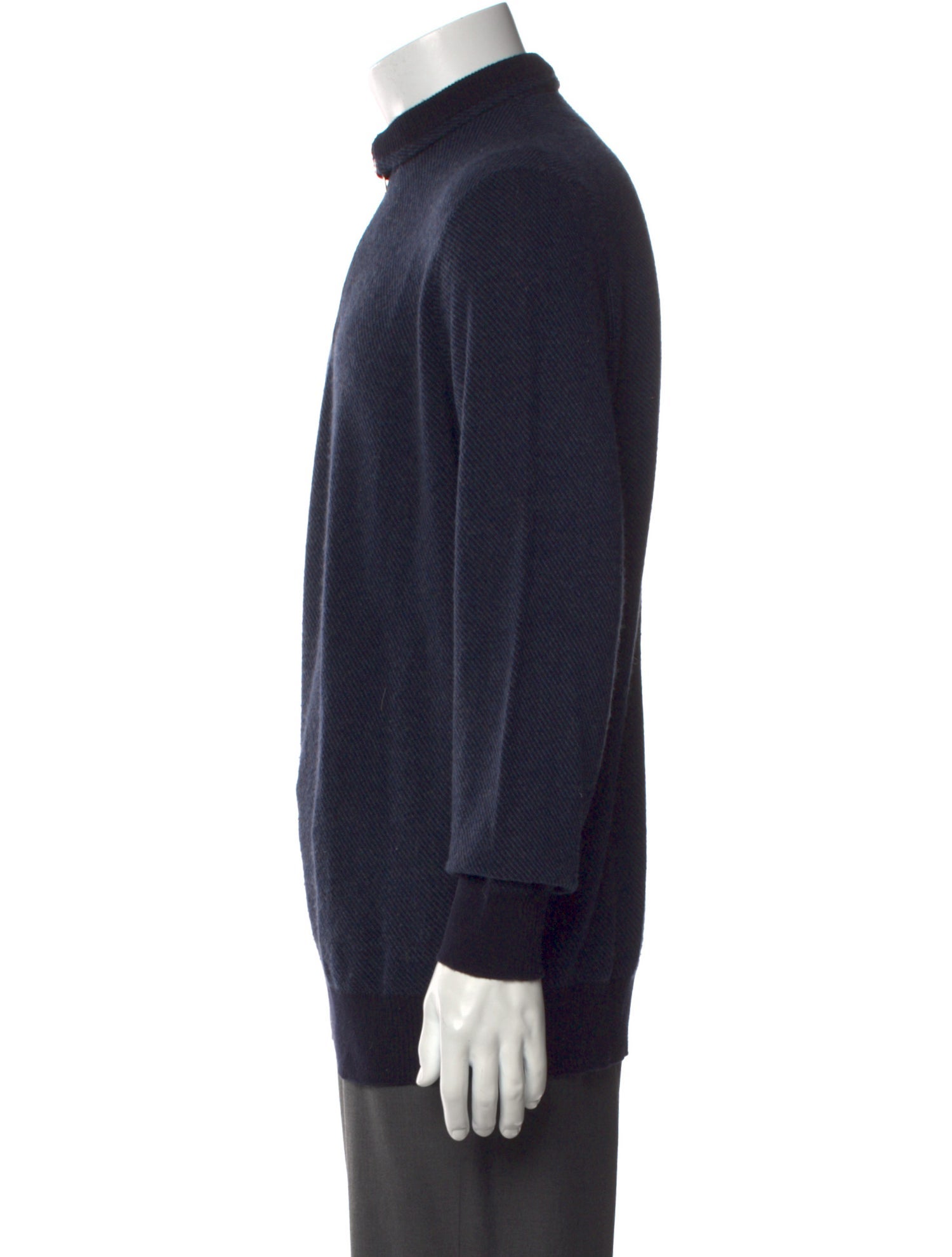Loro Piana Roadster Pull Mezzocollo Cashmere Pullover