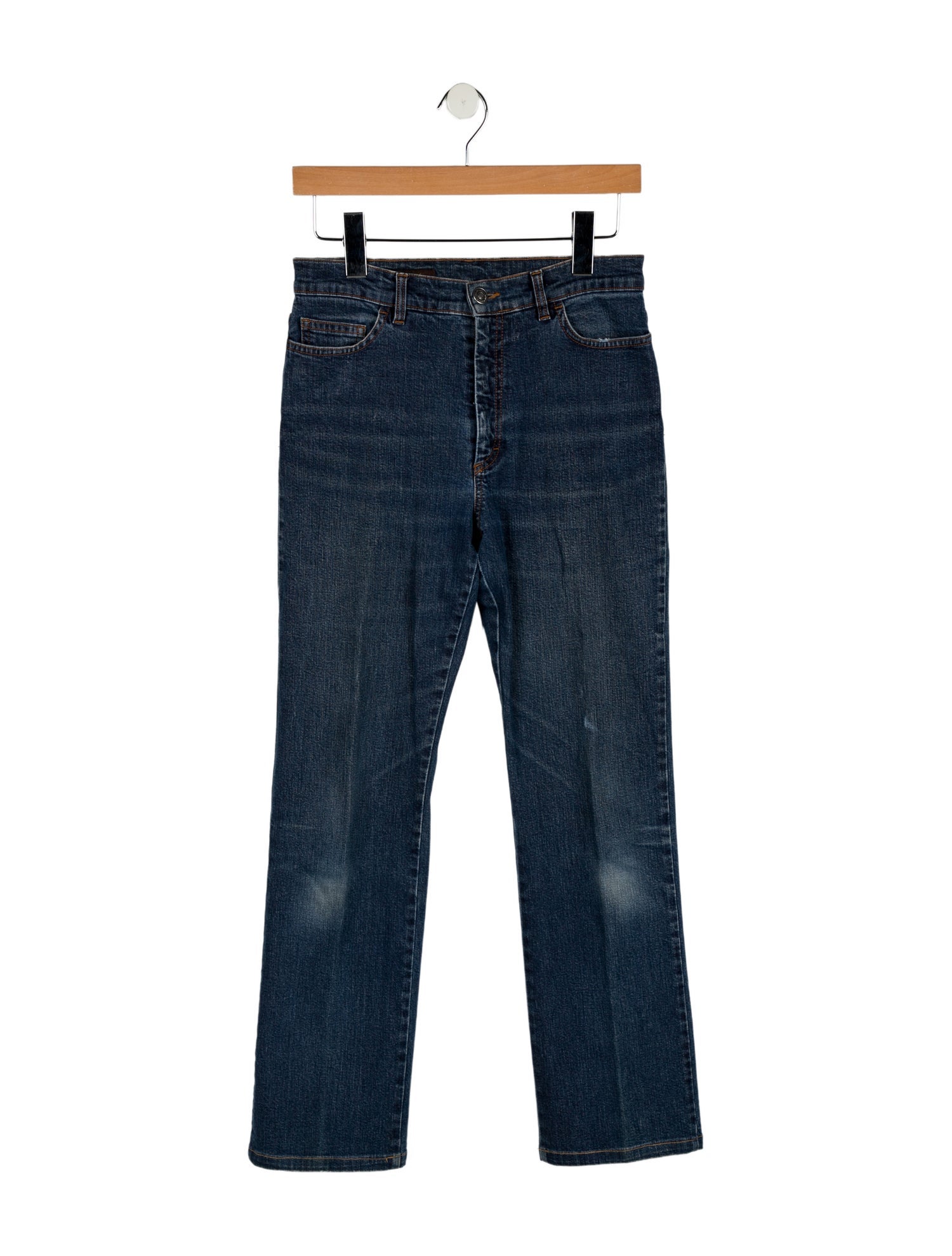 Loro Piana Mid-Rise Straight Leg Jeans