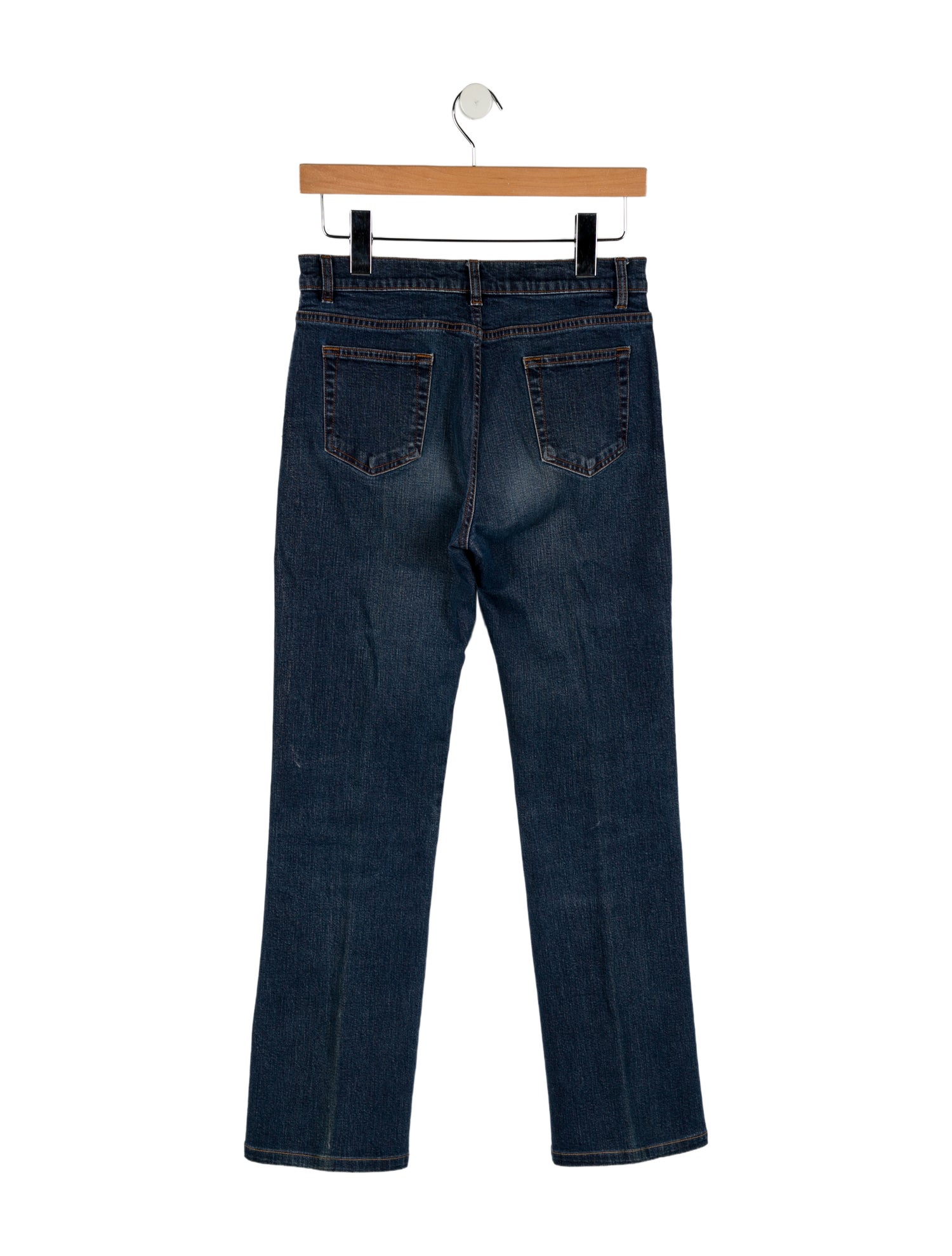 Loro Piana Mid-Rise Straight Leg Jeans