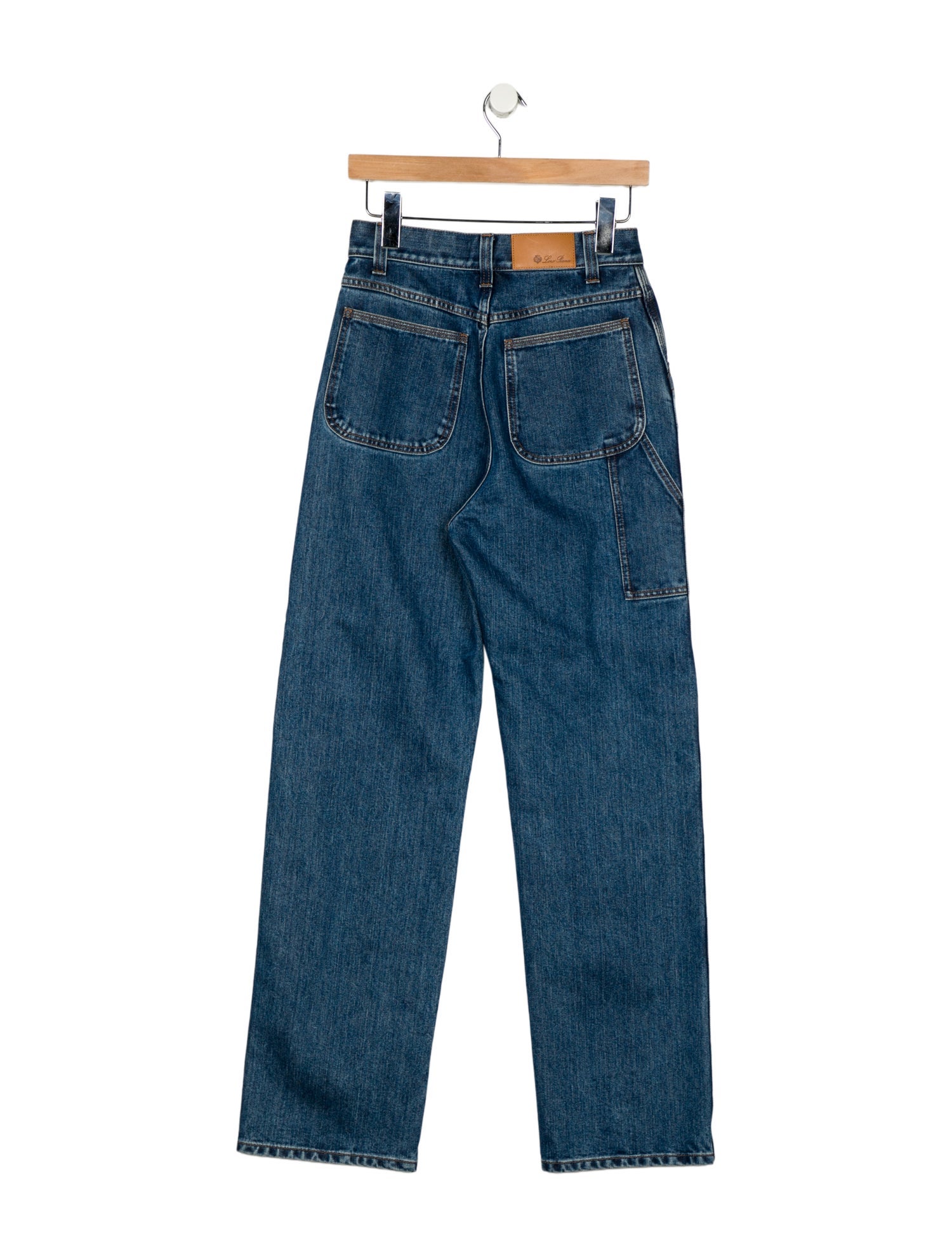 Loro Piana High-Rise Wide Leg Jeans