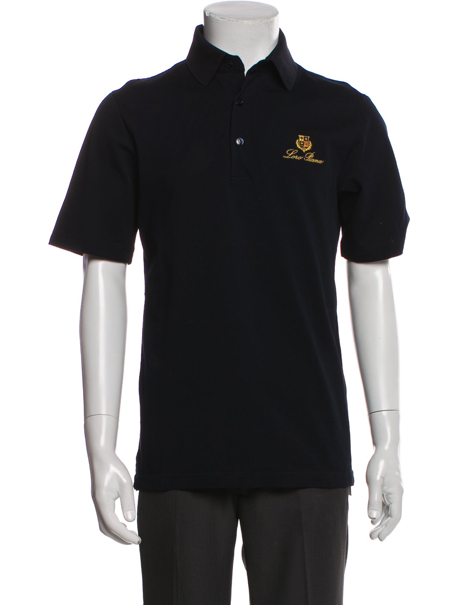 Loro Piana Azeglio Crew Neck Polo Shirt w/ Tags