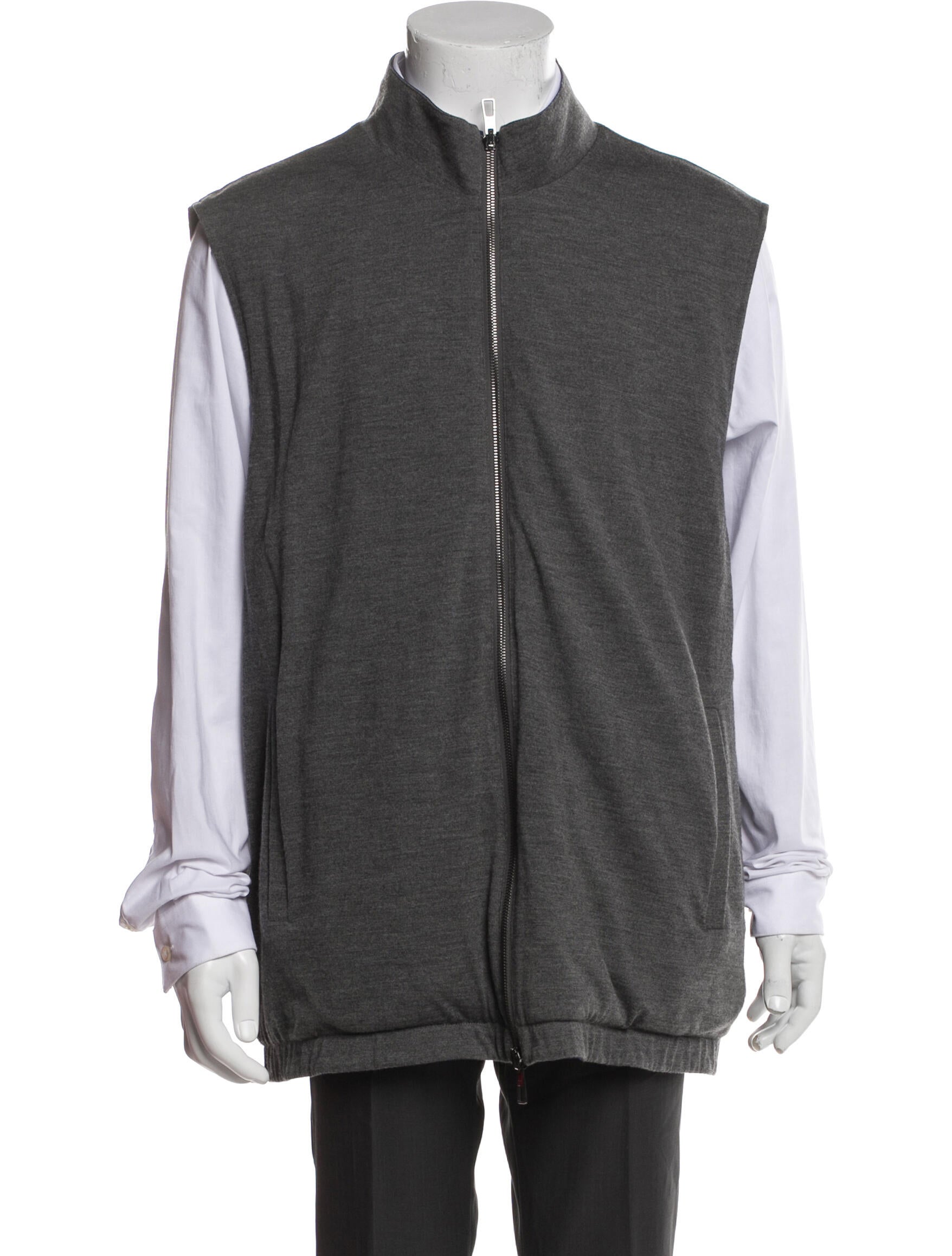Loro Piana Green Storm System Reversible Vest