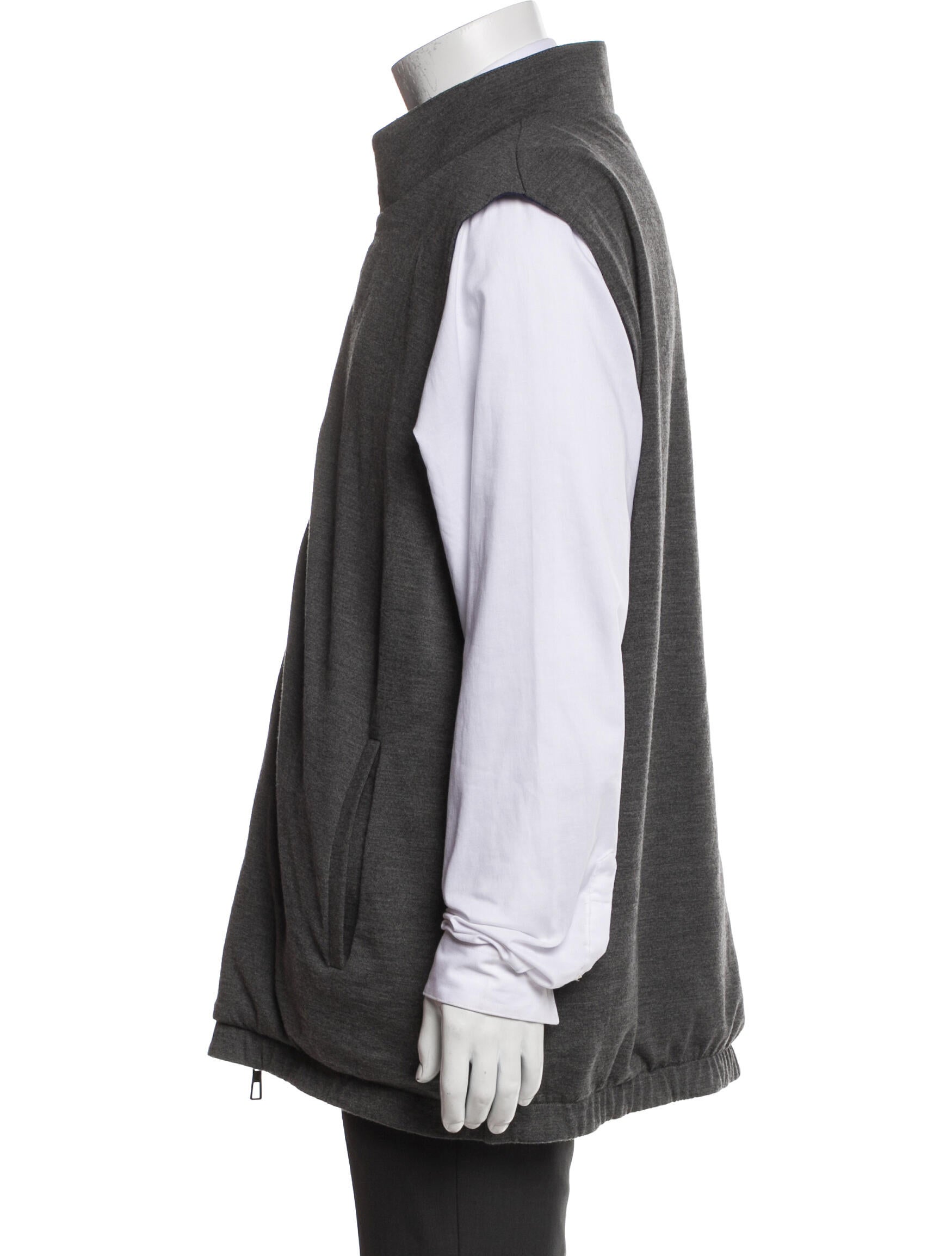 Loro Piana Green Storm System Reversible Vest