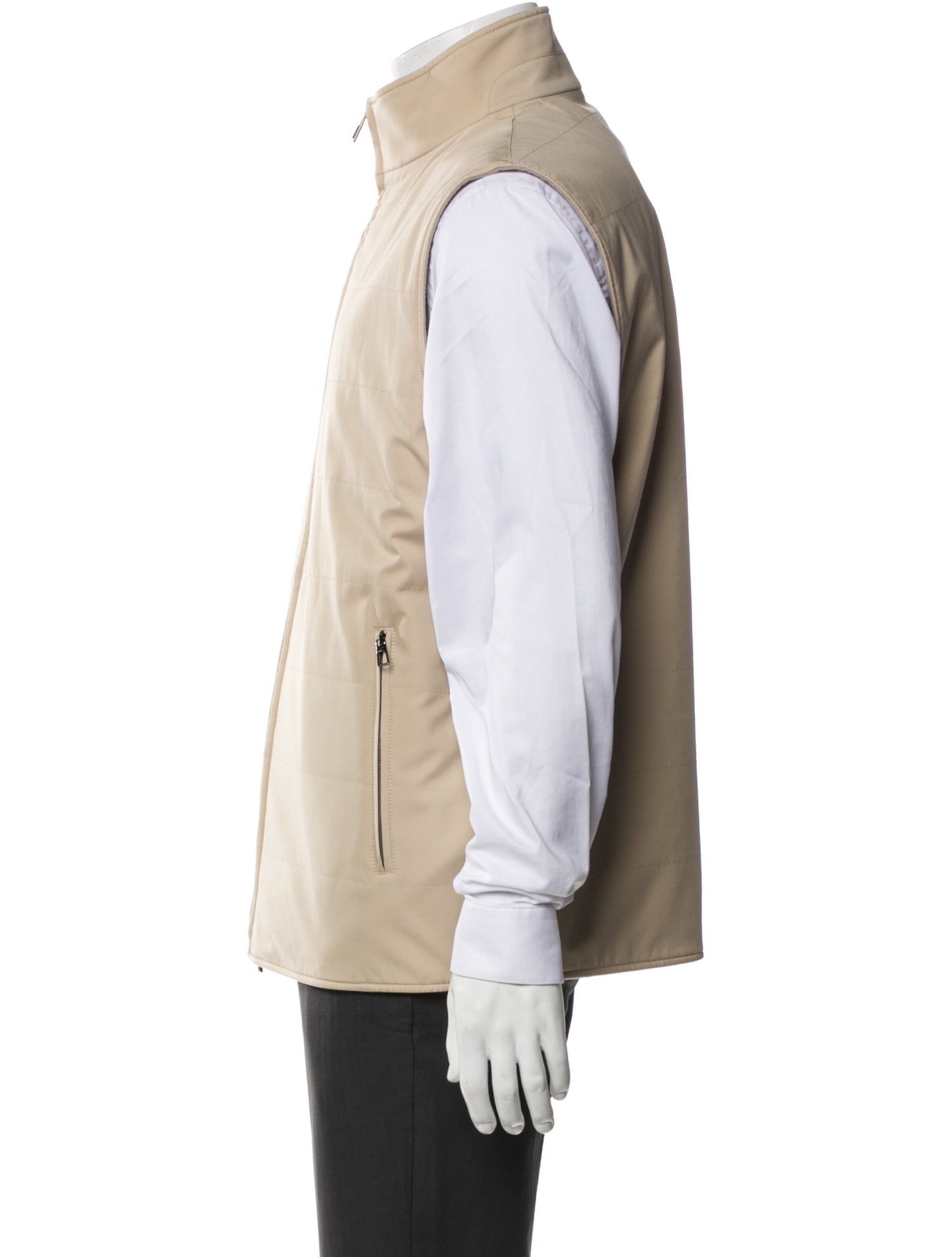 Loro Piana Cashmere Green Storm System Cashmere Vest