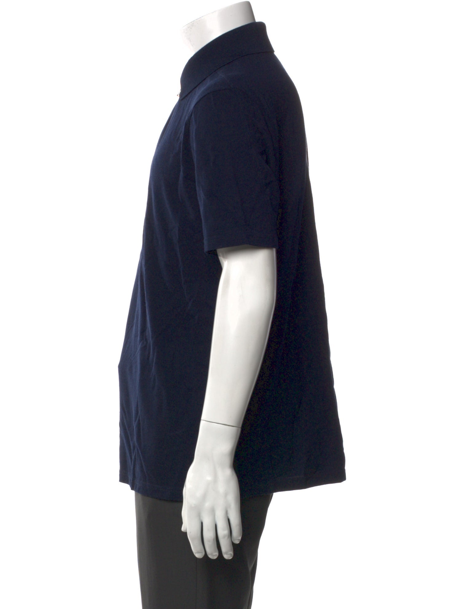 Loro Piana Crew Neck Short Sleeve Polo Shirt