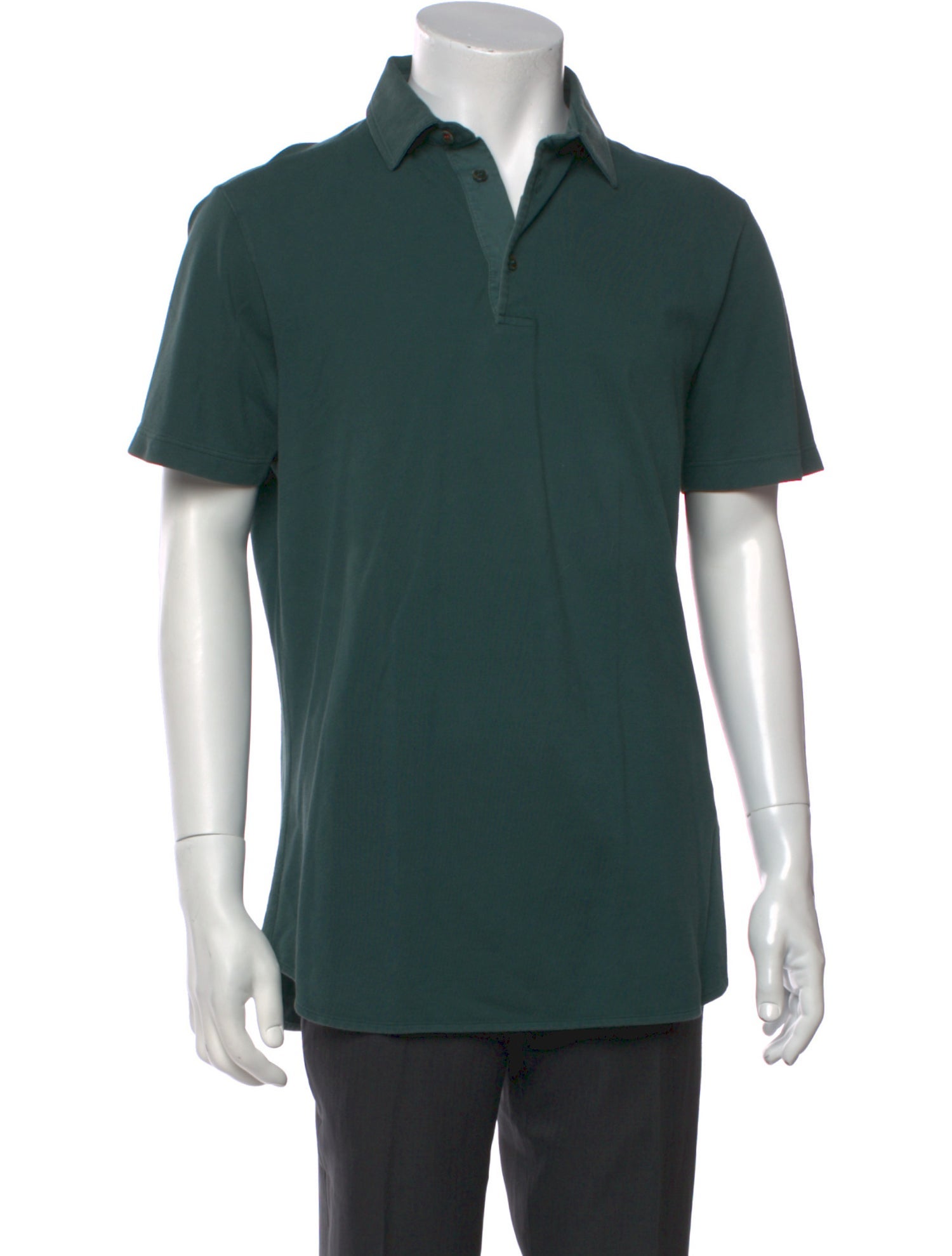Loro Piana V-Neck Short Sleeve Polo Shirt