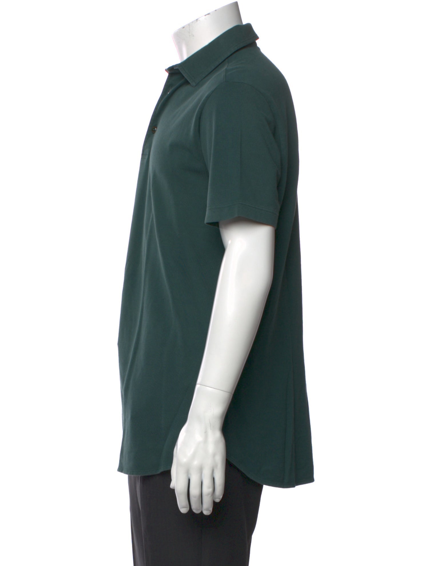 Loro Piana V-Neck Short Sleeve Polo Shirt