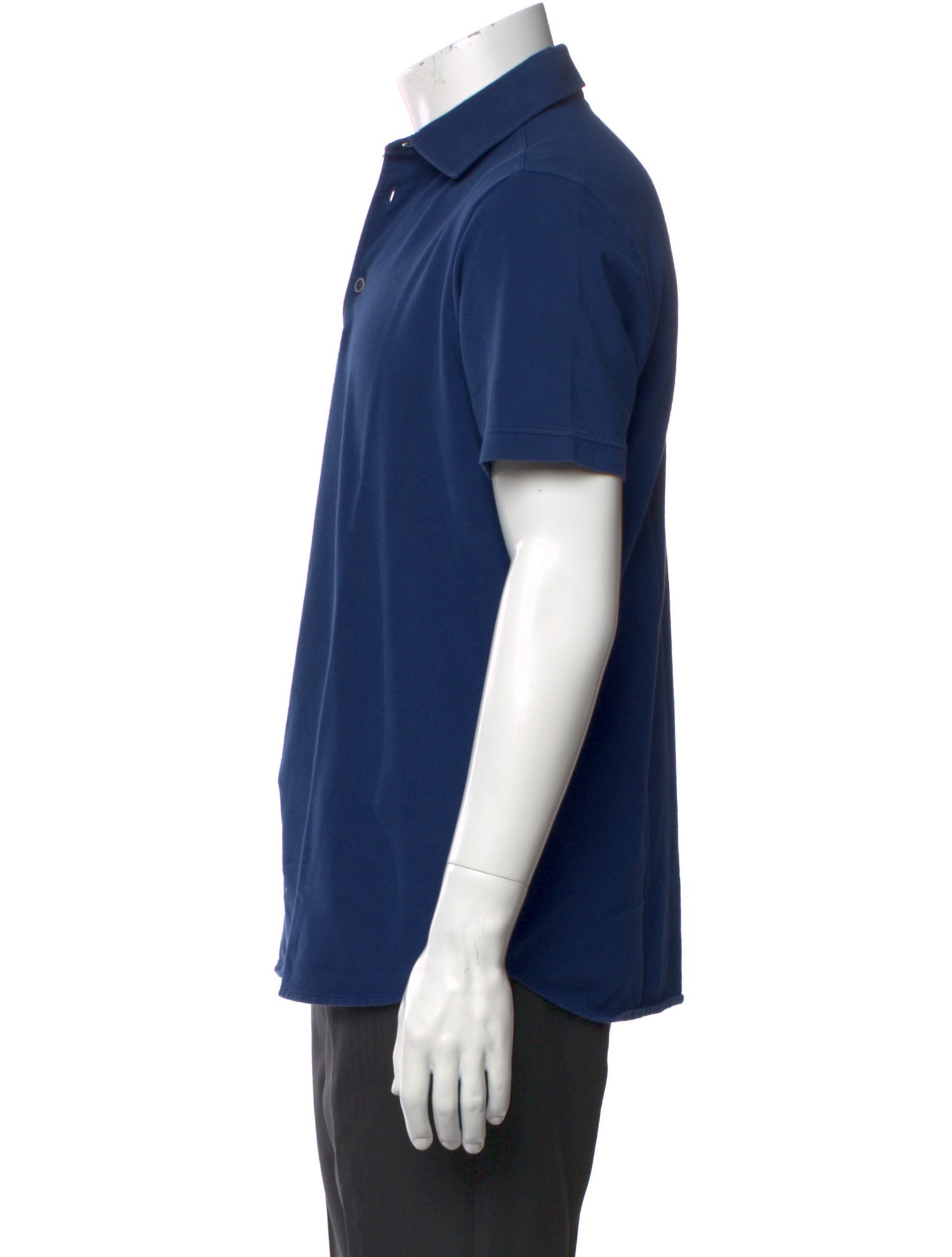 Loro Piana V-Neck Short Sleeve Polo Shirt