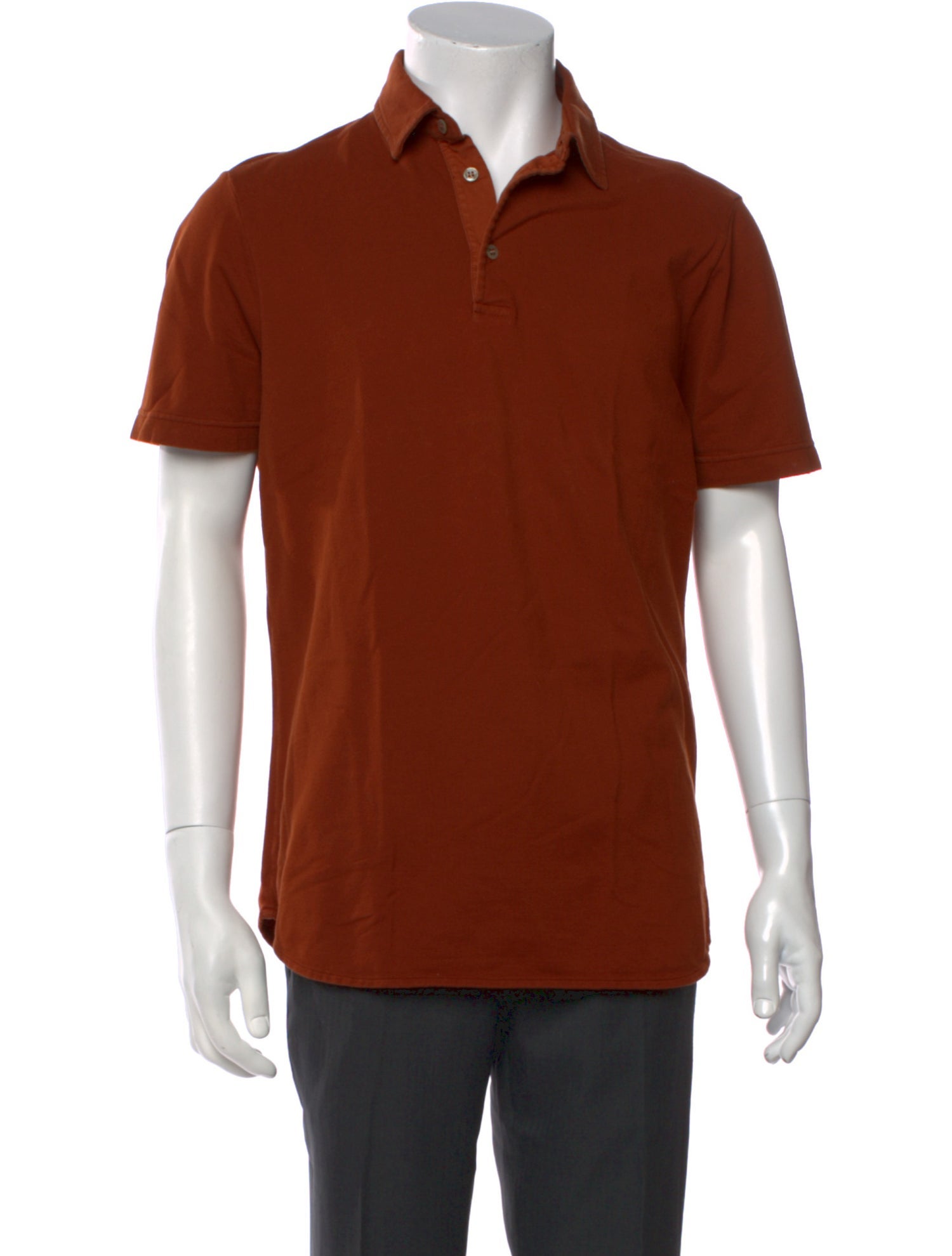 Loro Piana Crew Neck Short Sleeve Polo Shirt