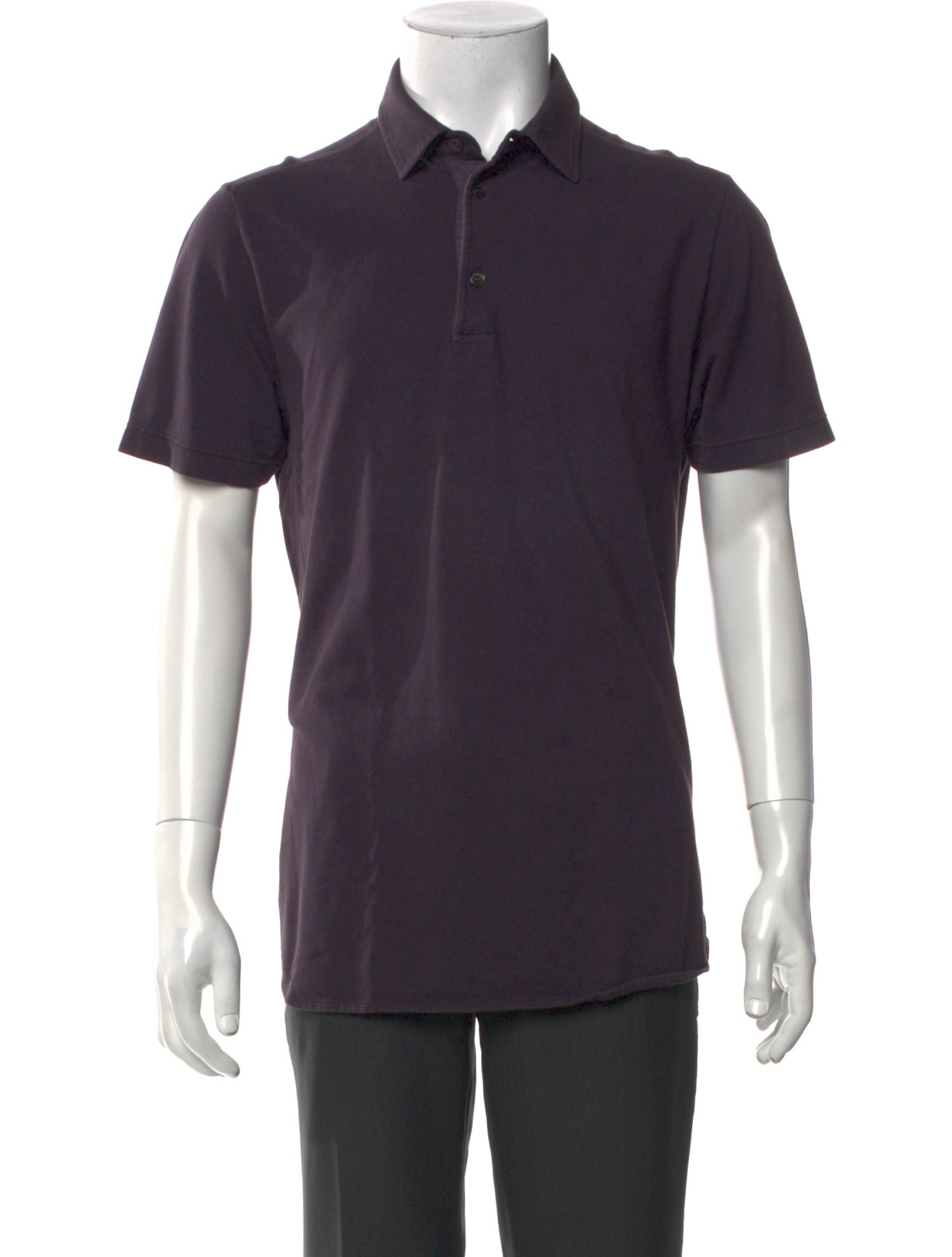 Loro Piana Collar Short Sleeve Polo Shirt