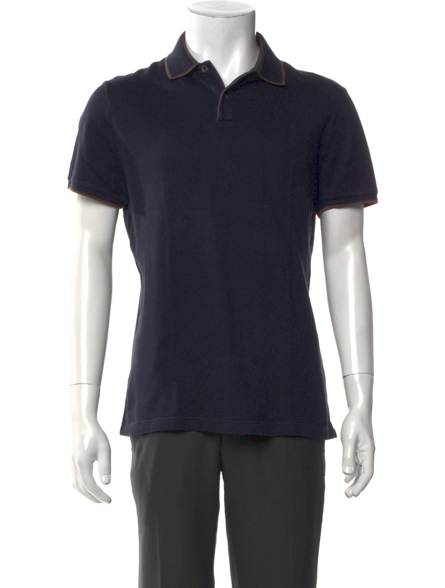 Loro Piana Collar Short Sleeve Polo Shirt