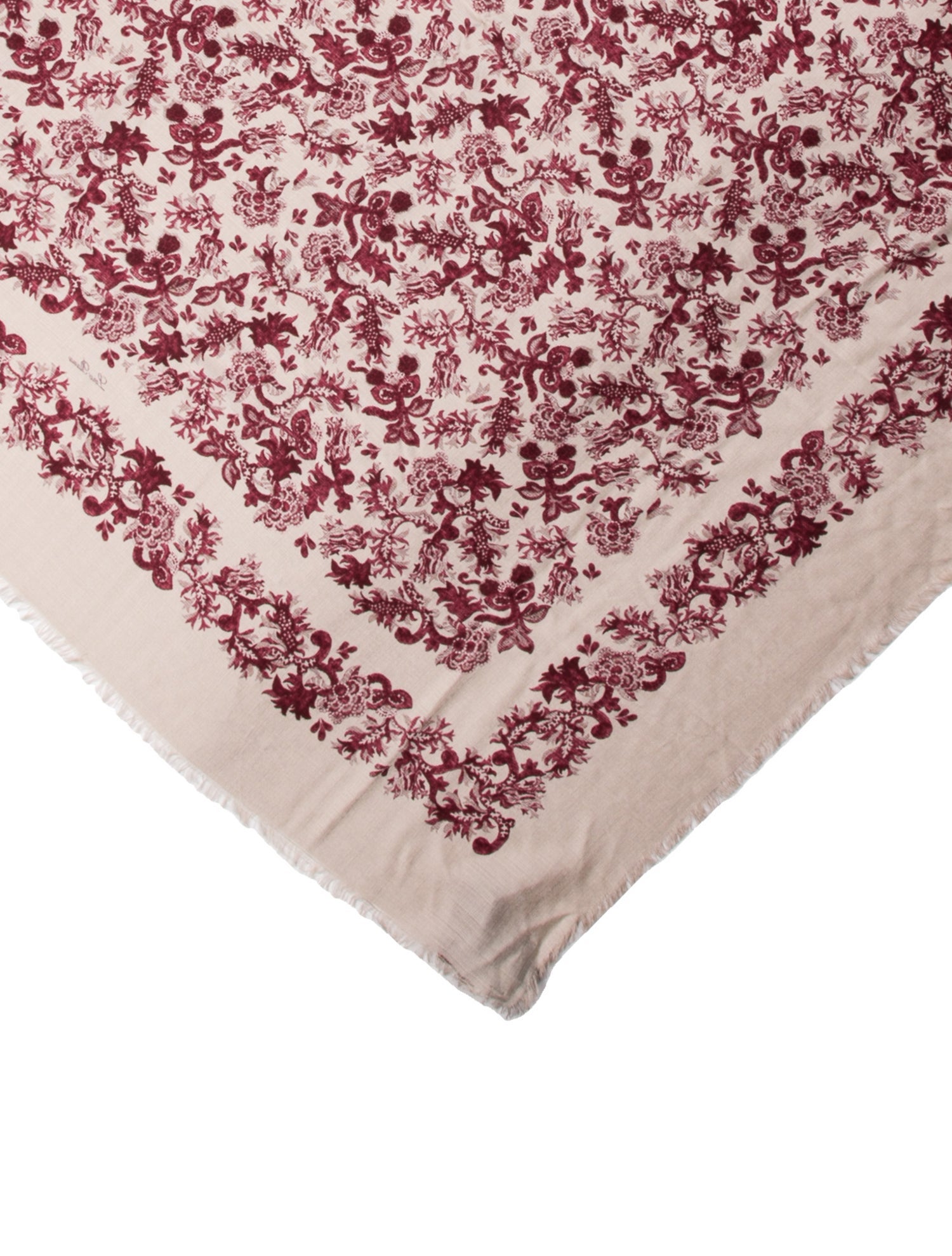 Loro Piana Cashmere Printed Scarf w/ Tags