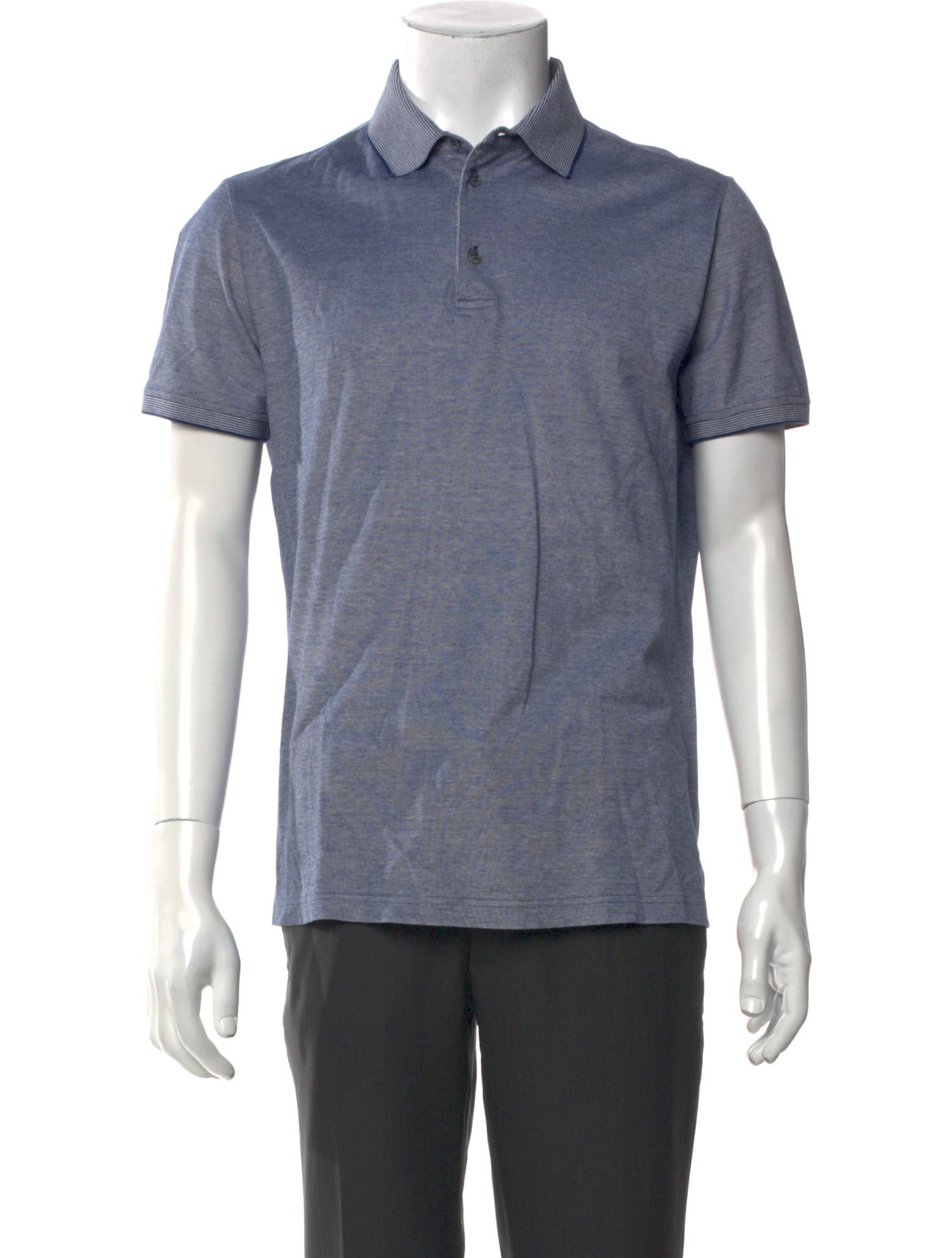 Loro Piana Collar Short Sleeve Polo Shirt