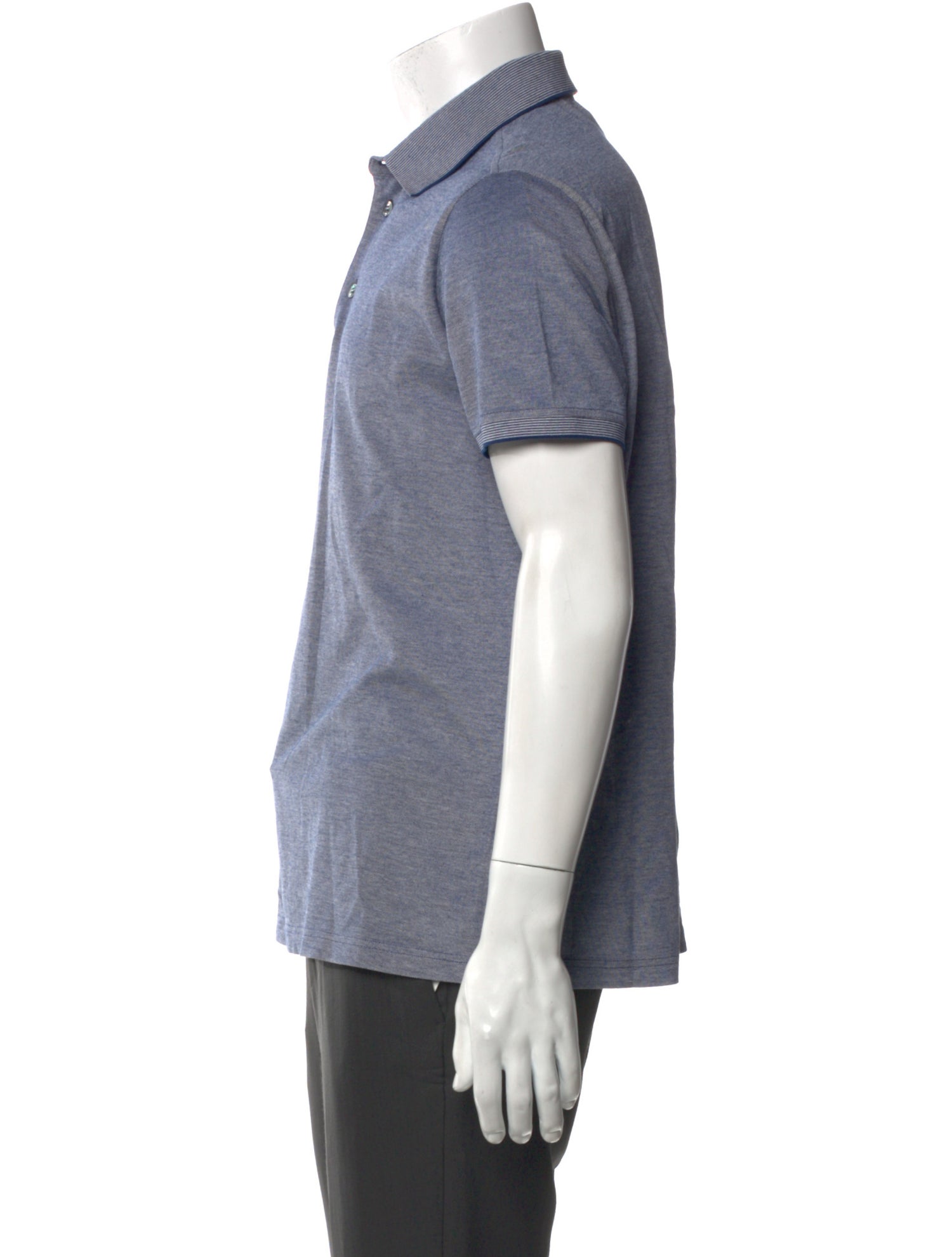 Loro Piana Collar Short Sleeve Polo Shirt