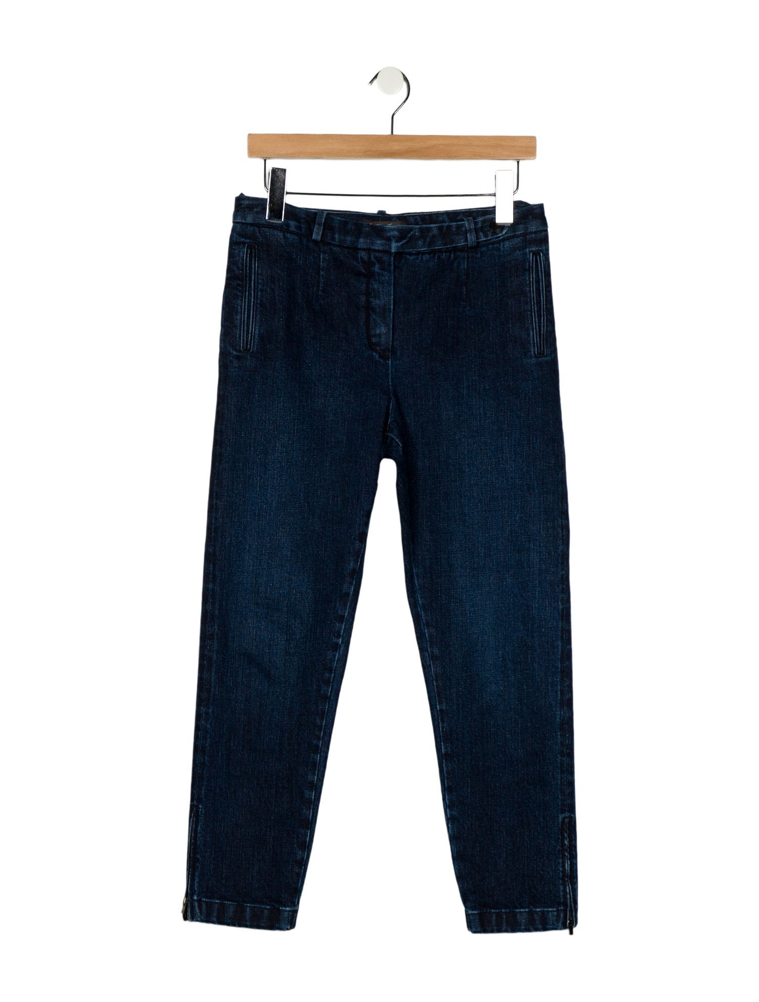 Loro Piana Mid-Rise Straight Leg Jeans