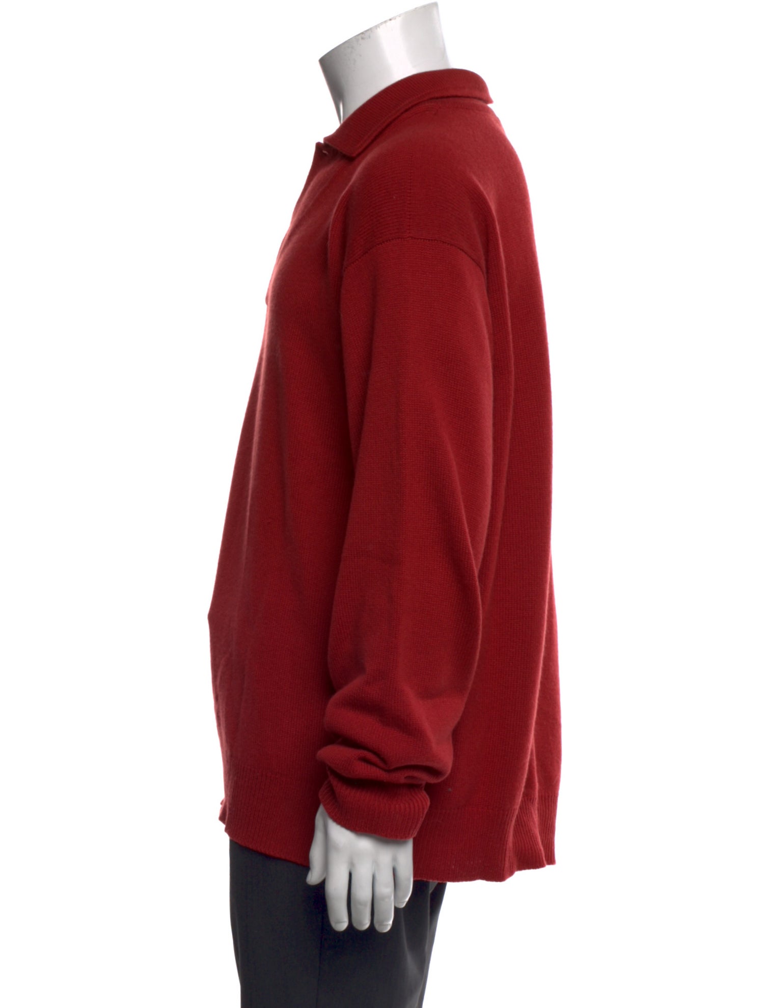 Loro Piana Cashmere Mock Neck Polo Sweater
