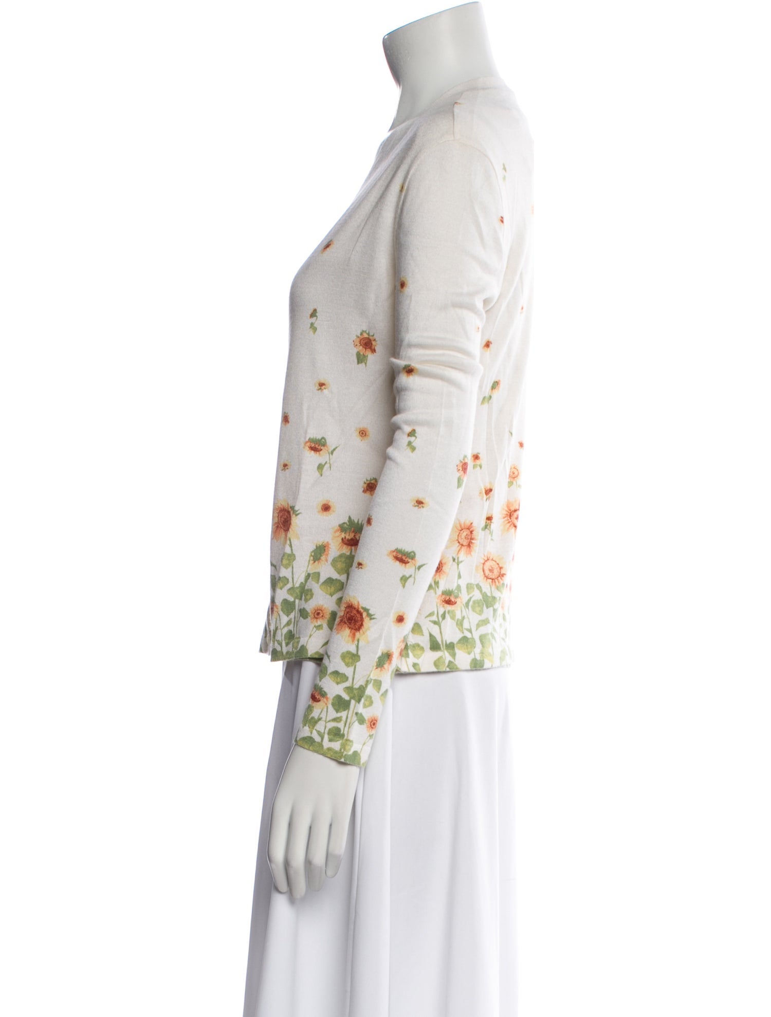 Loro Piana Cashmere Floral Print Set