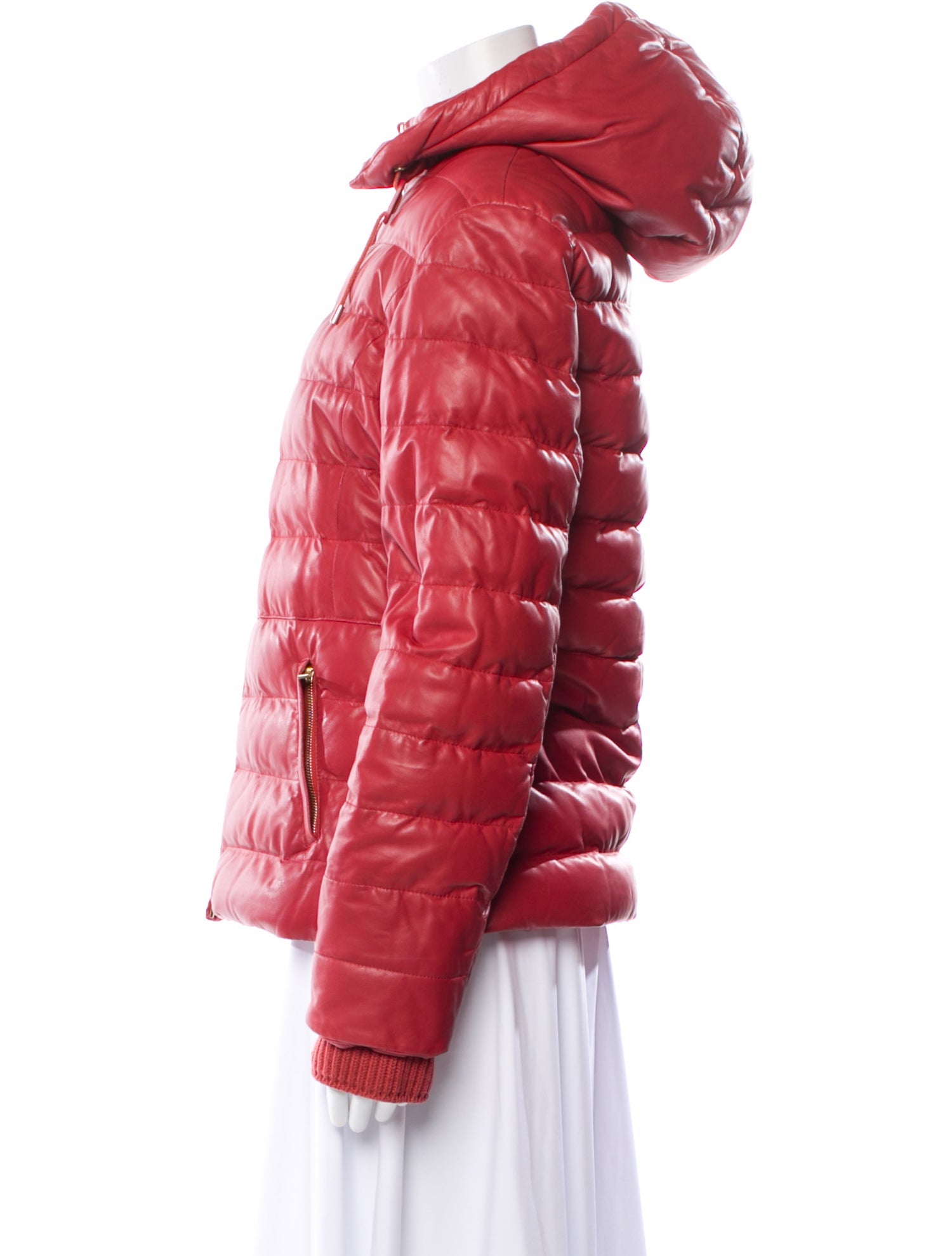 Loro Piana Leather Down Jacket