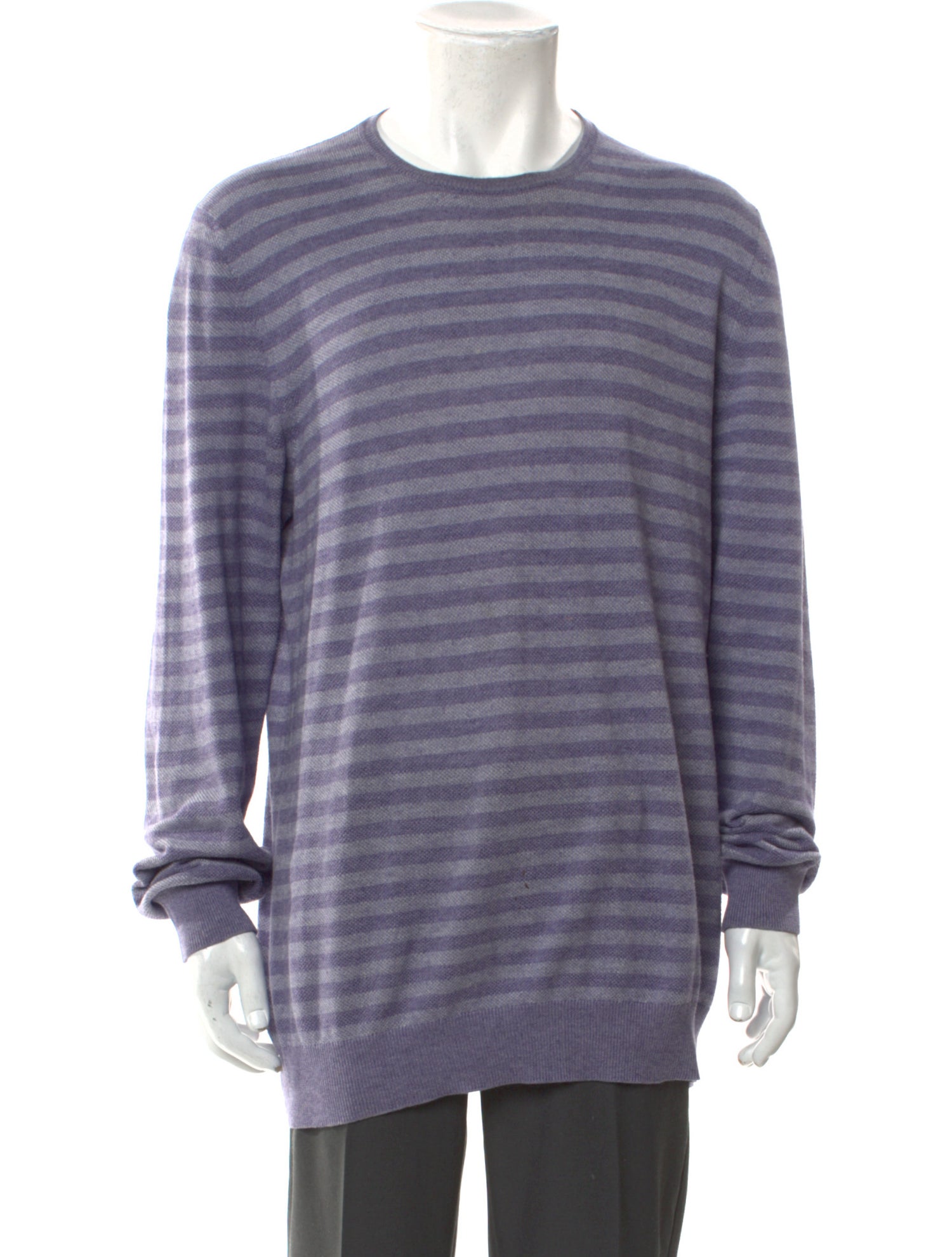 Loro Piana Striped Crew Neck Pullover