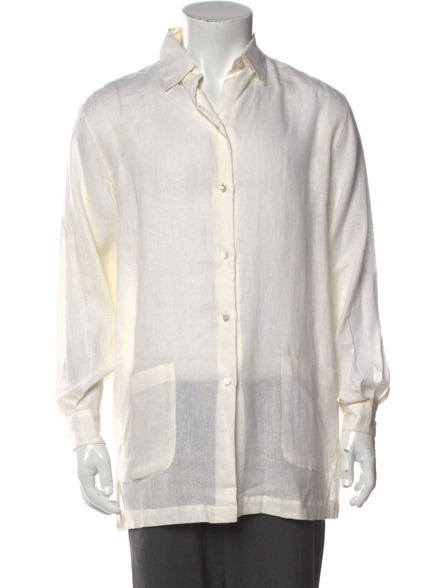 Loro Piana Linen Long Sleeve Shirt