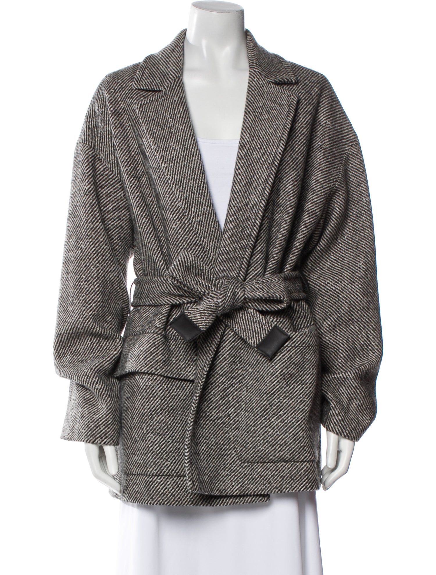 Loro Piana Cashmere Striped Coat