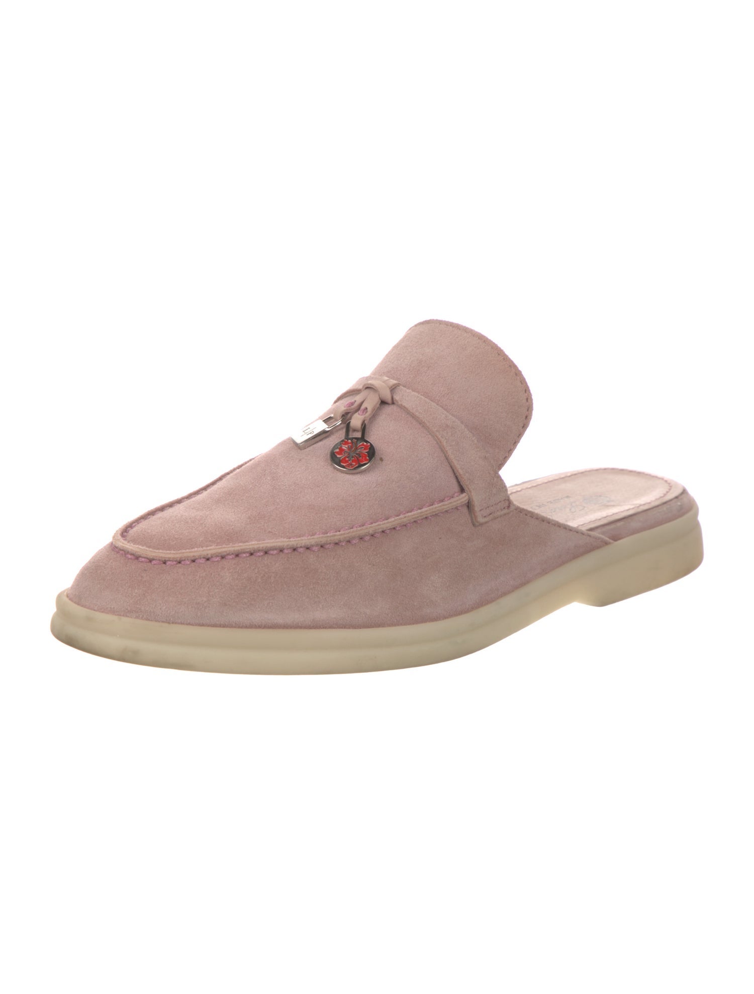 Loro Piana Charms Walk Babouche Suede Mules