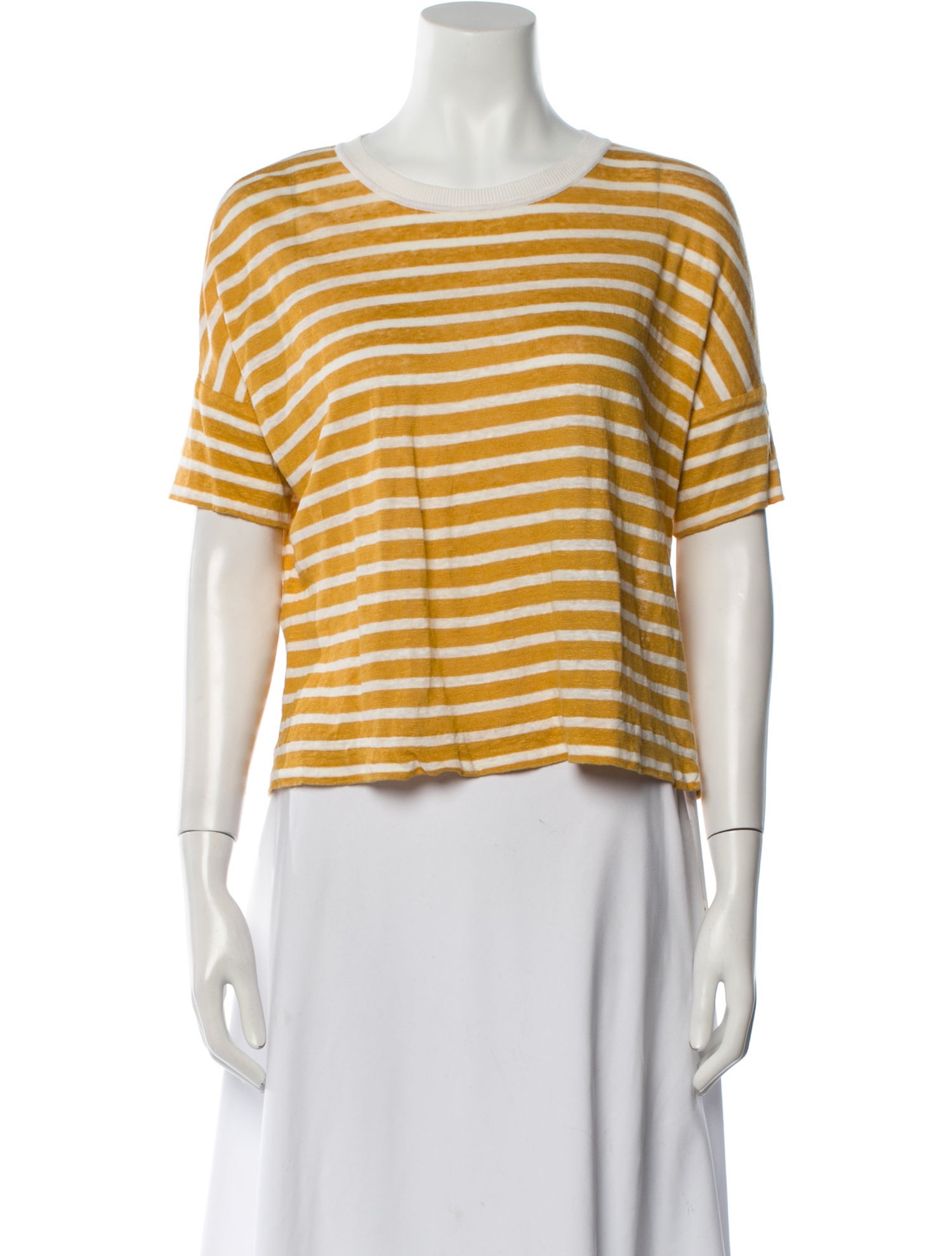 Loro Piana Linen Striped T-Shirt