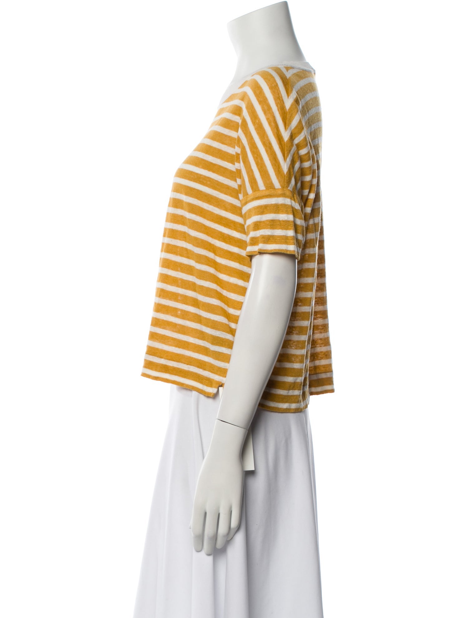Loro Piana Linen Striped T-Shirt