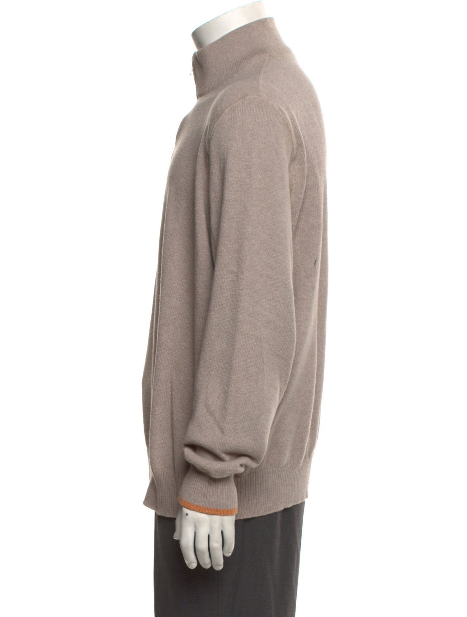 Loro Piana Mock Neck Long Sleeve Pullover