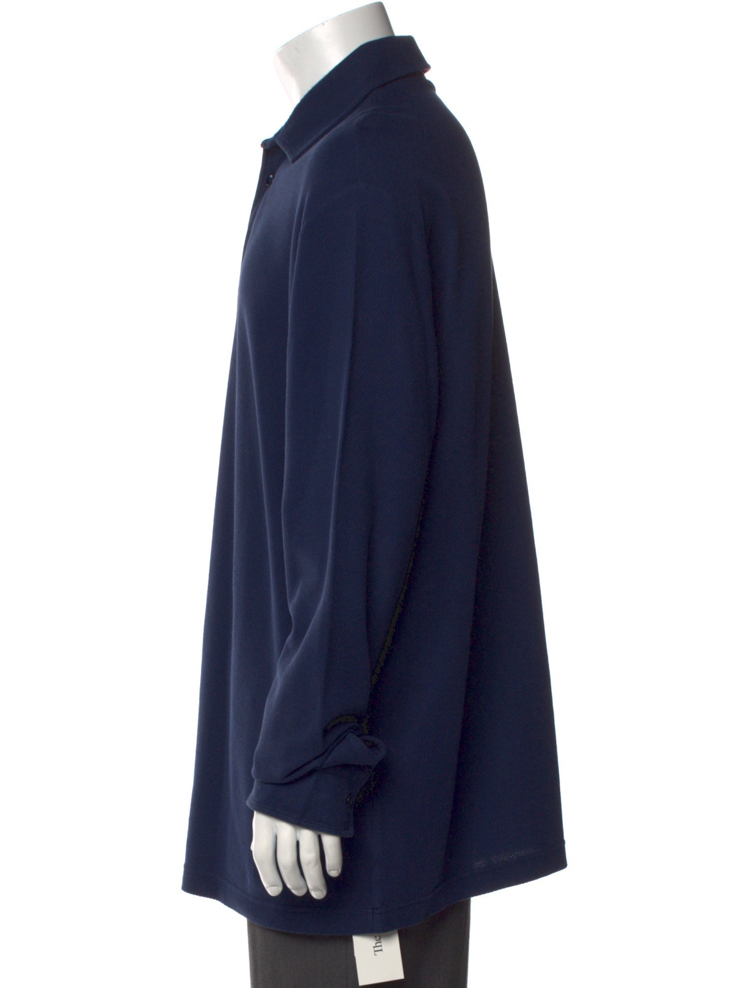 Loro Piana Crew Neck Long Sleeve Polo Shirt