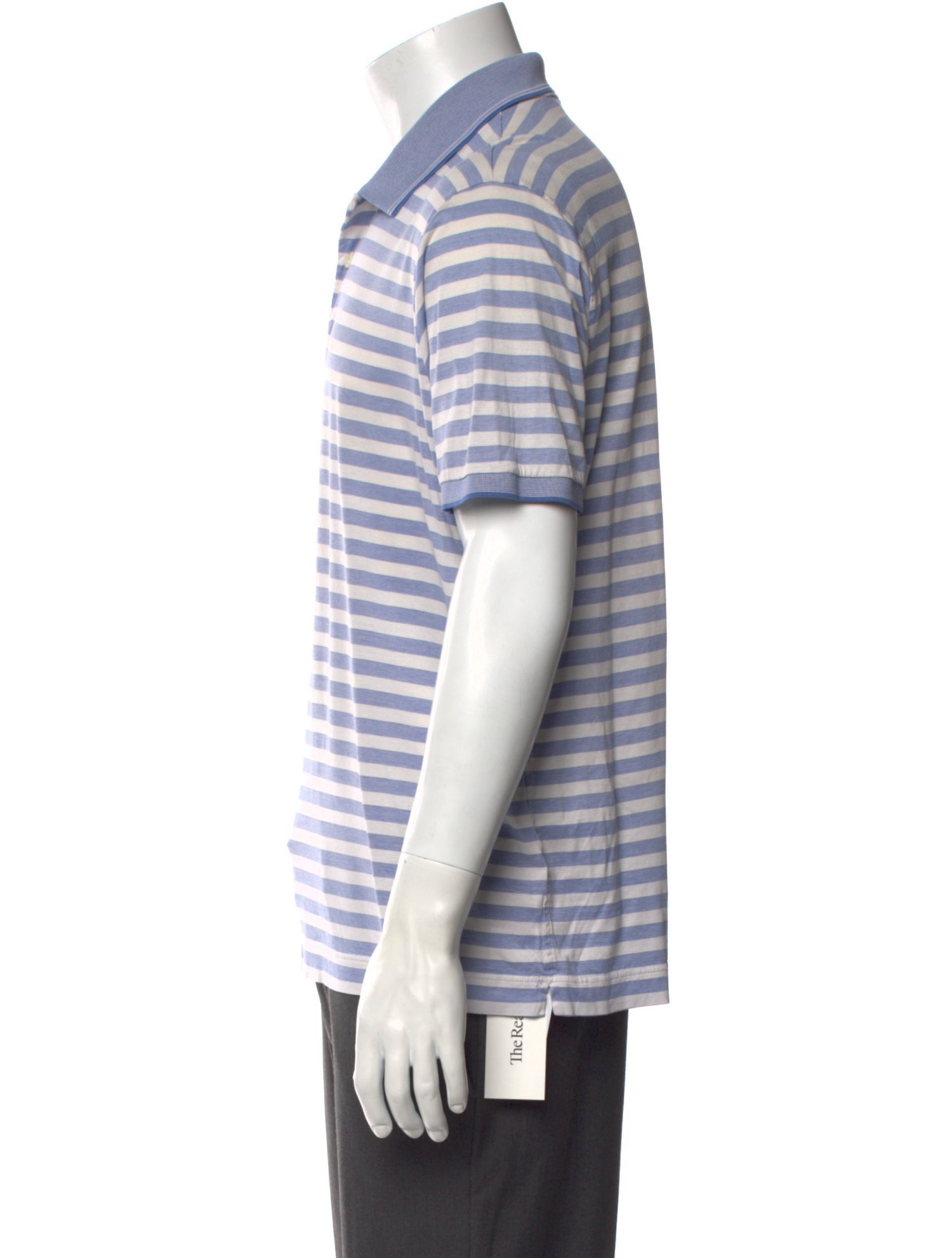 Loro Piana Striped Crew Neck Polo Shirt