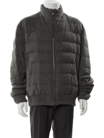 Loro Piana Reversible Storm System Virgin Wool Puffer Coat