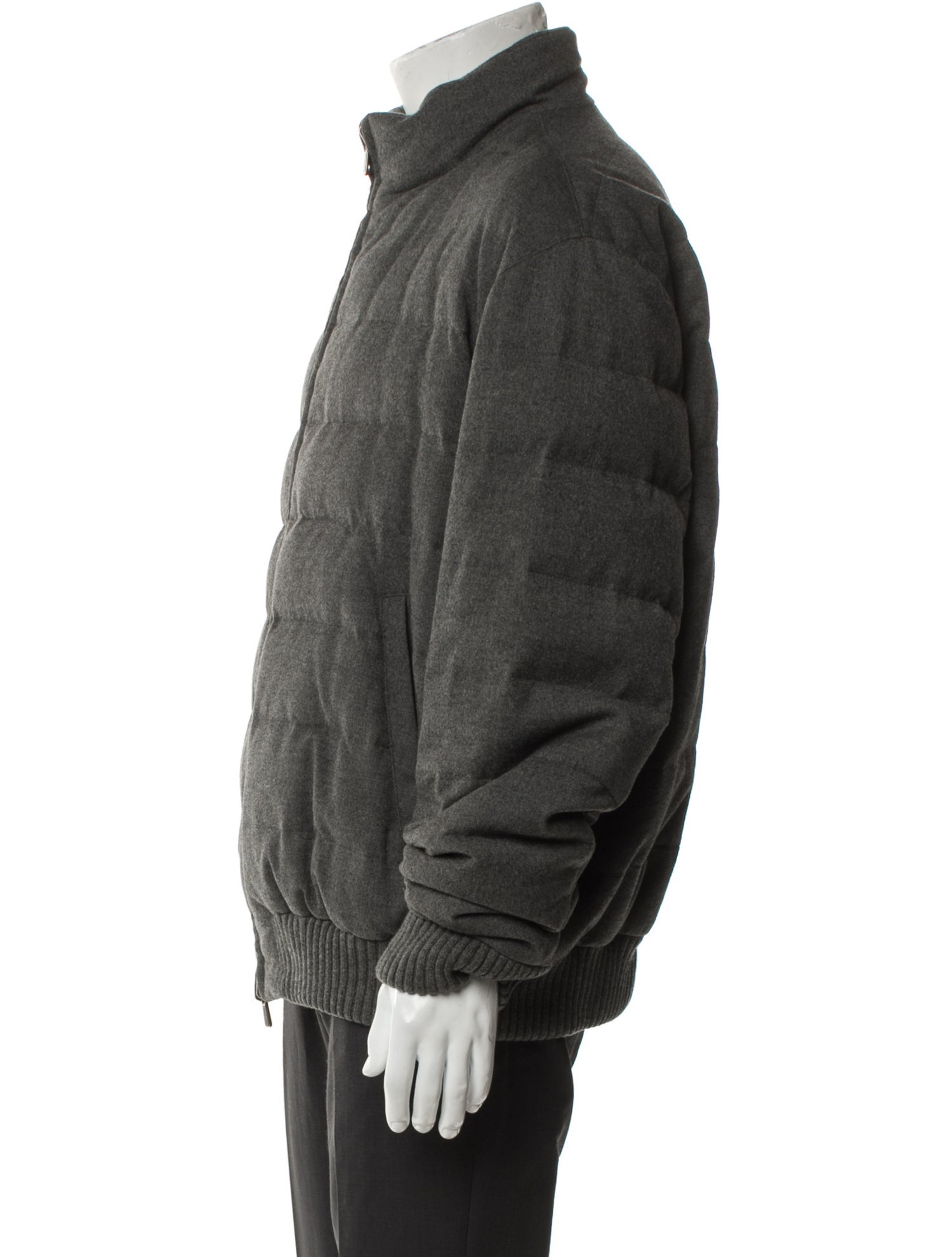 Loro Piana Reversible Storm System Virgin Wool Puffer Coat