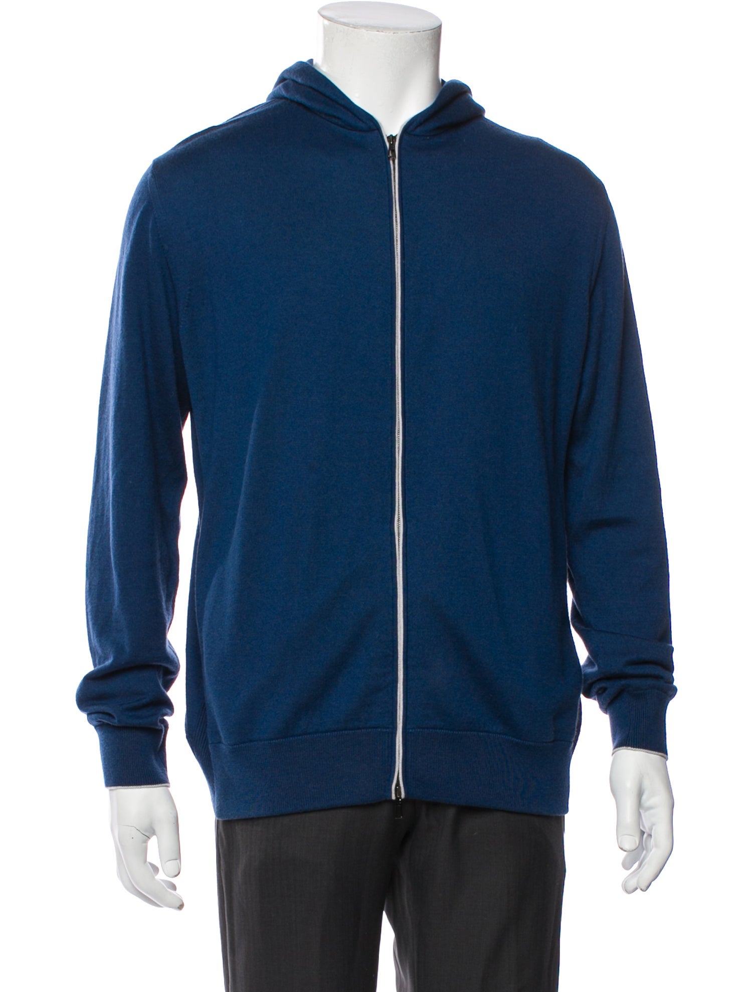 Loro Piana V-Neck Long Sleeve Hoodie