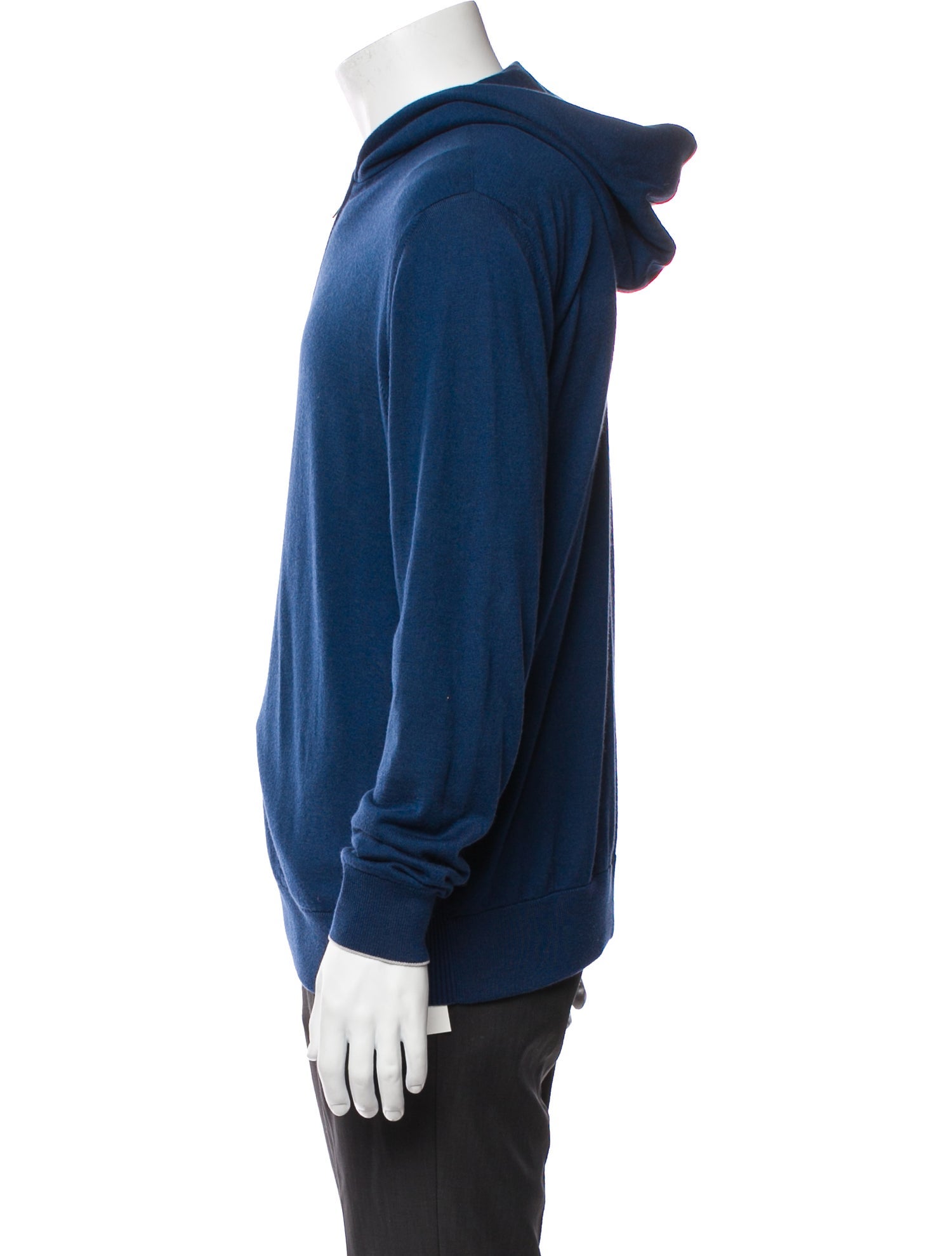 Loro Piana V-Neck Long Sleeve Hoodie