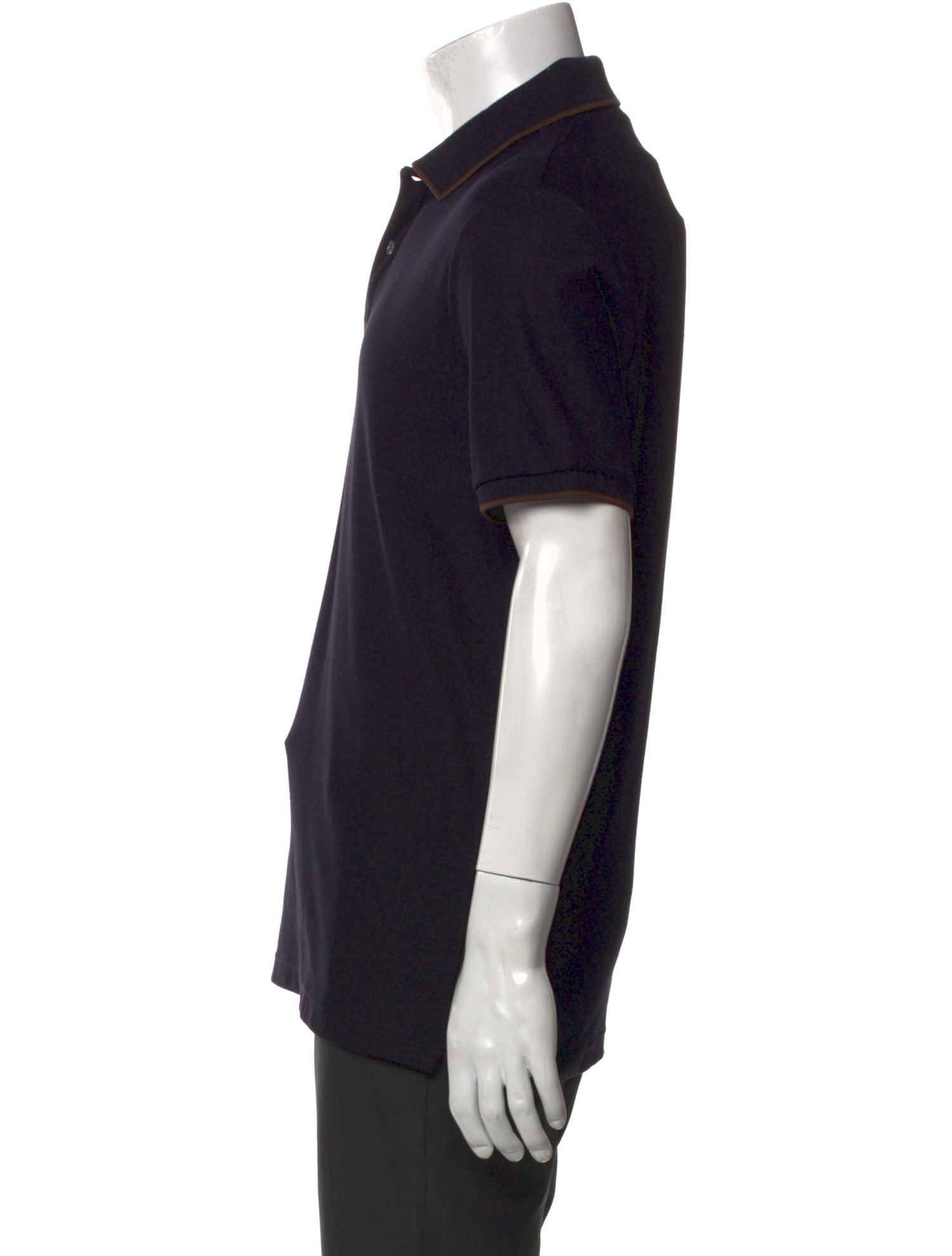 Loro Piana V-Neck Short Sleeve Polo Shirt w/ Tags