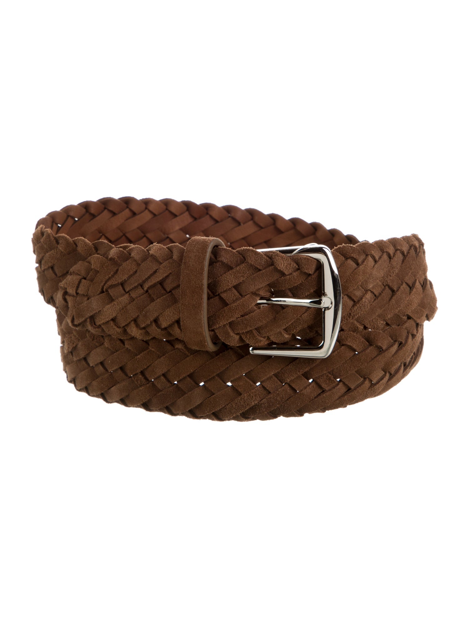 Loro Piana Suede Braided Accents Belt Kit