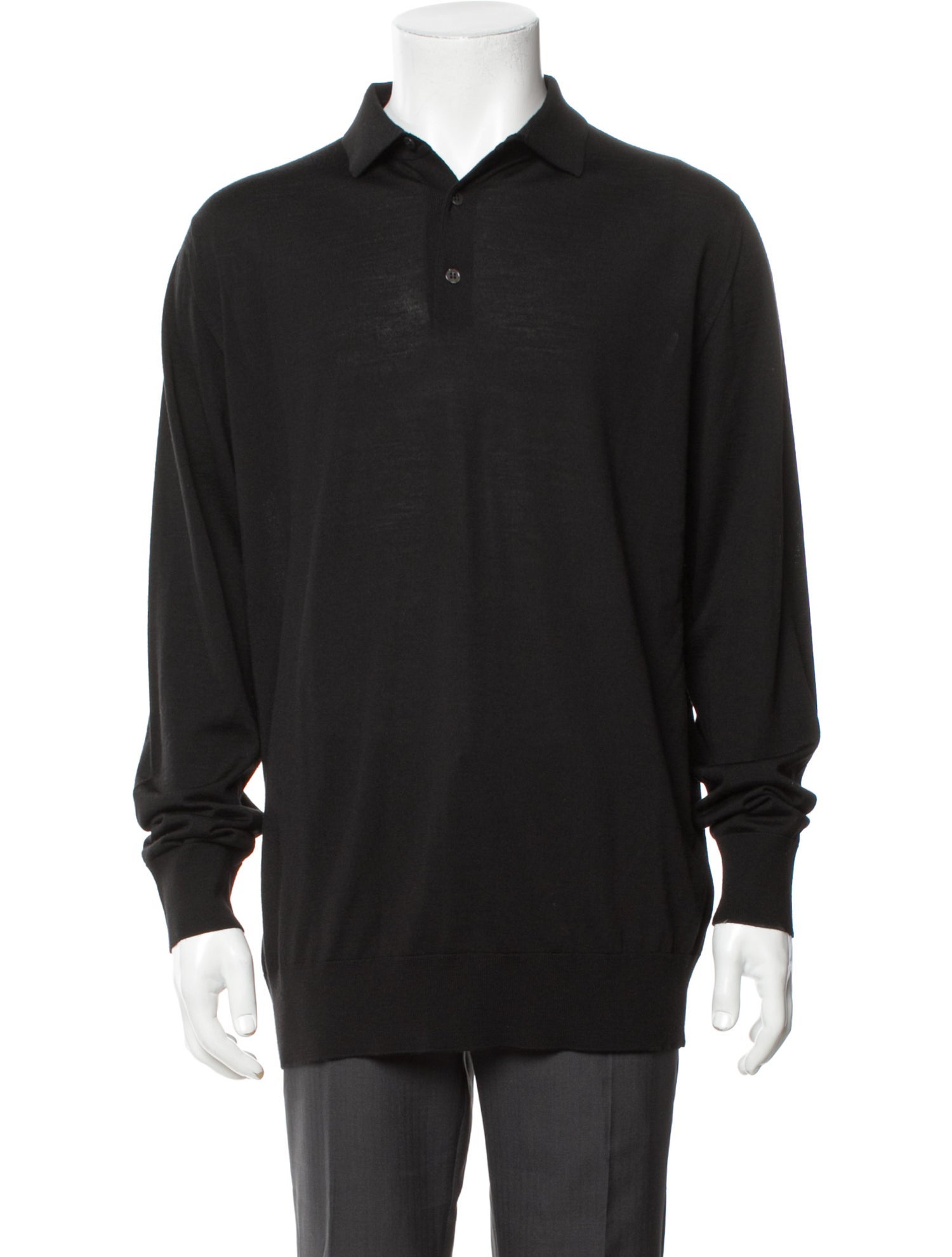 Loro Piana Wish® Virgin Wool Polo Sweater