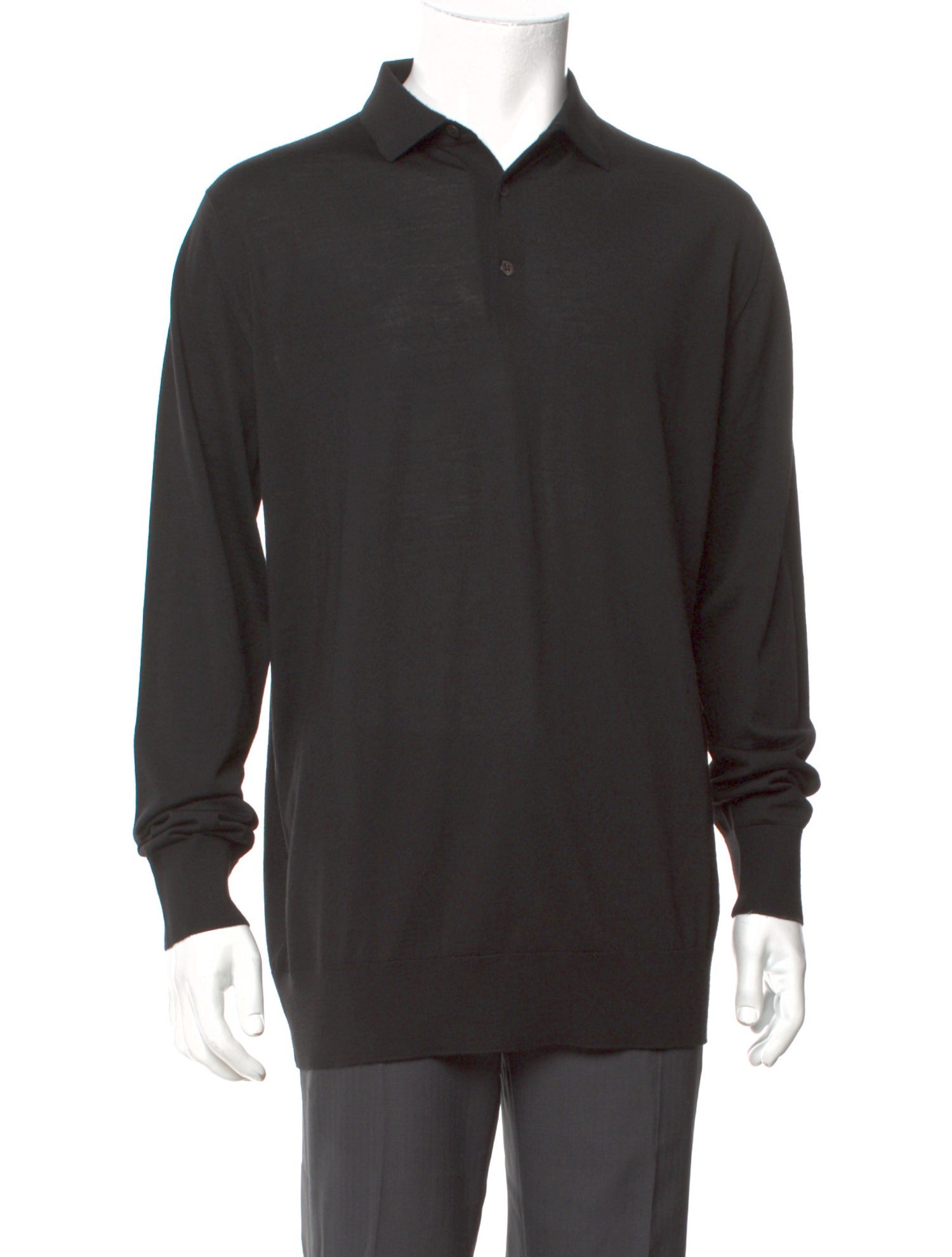 Loro Piana Wish® Virgin Wool Polo Sweater